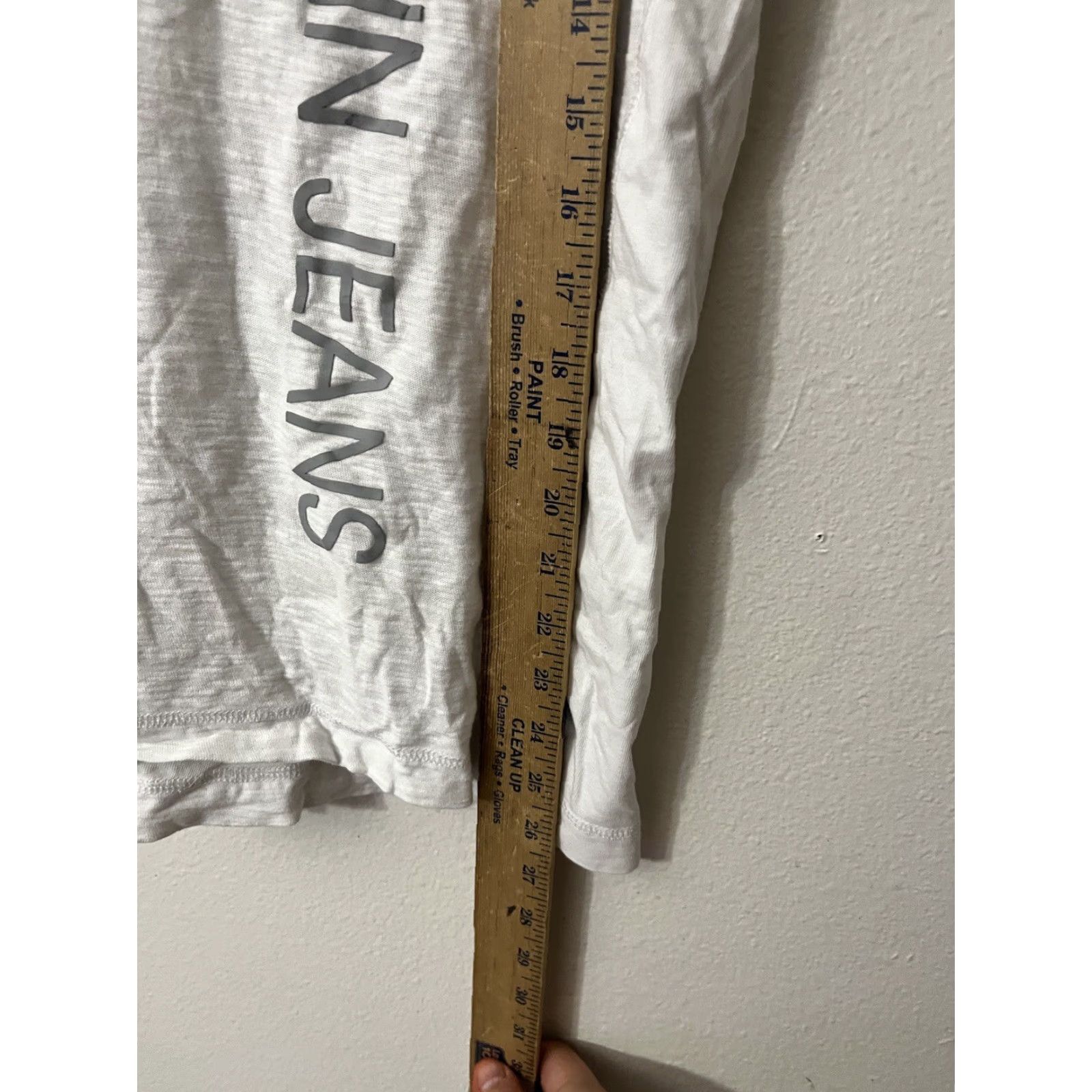 Calvin Klein VINTAGE Calvin Klein Jeans Polo Shirt Men Medium White Logo Solid Short Sleeve Mens Medium White Logo Polo Size US M / EU 48-50 / 2 - 5 Thumbnail