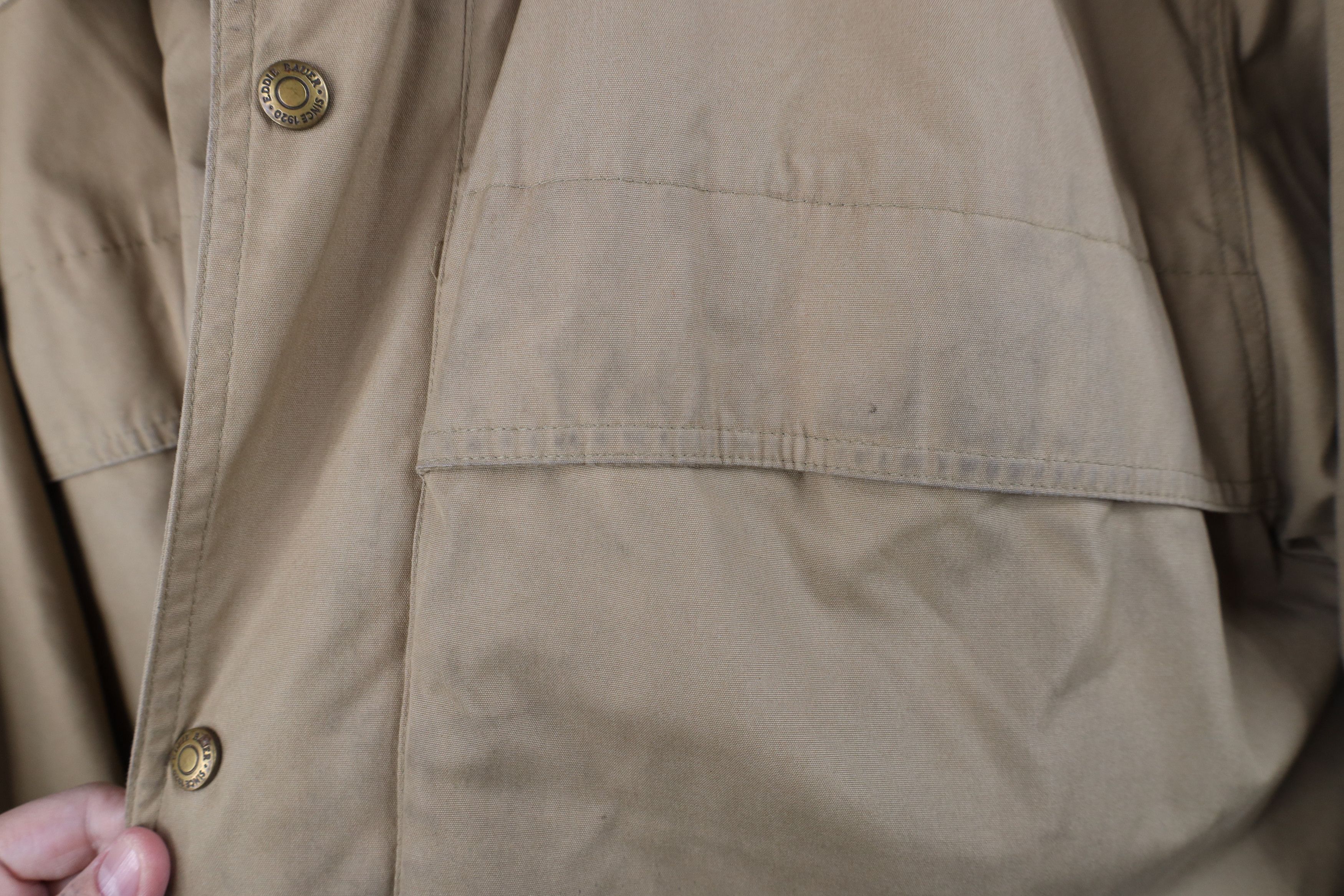 Eddie Bauer × Vintage Vintage 90s Eddie Bauer Wool Lined Mountain Parka Jacket Size US XL / EU 56 / 4 - 4 Thumbnail