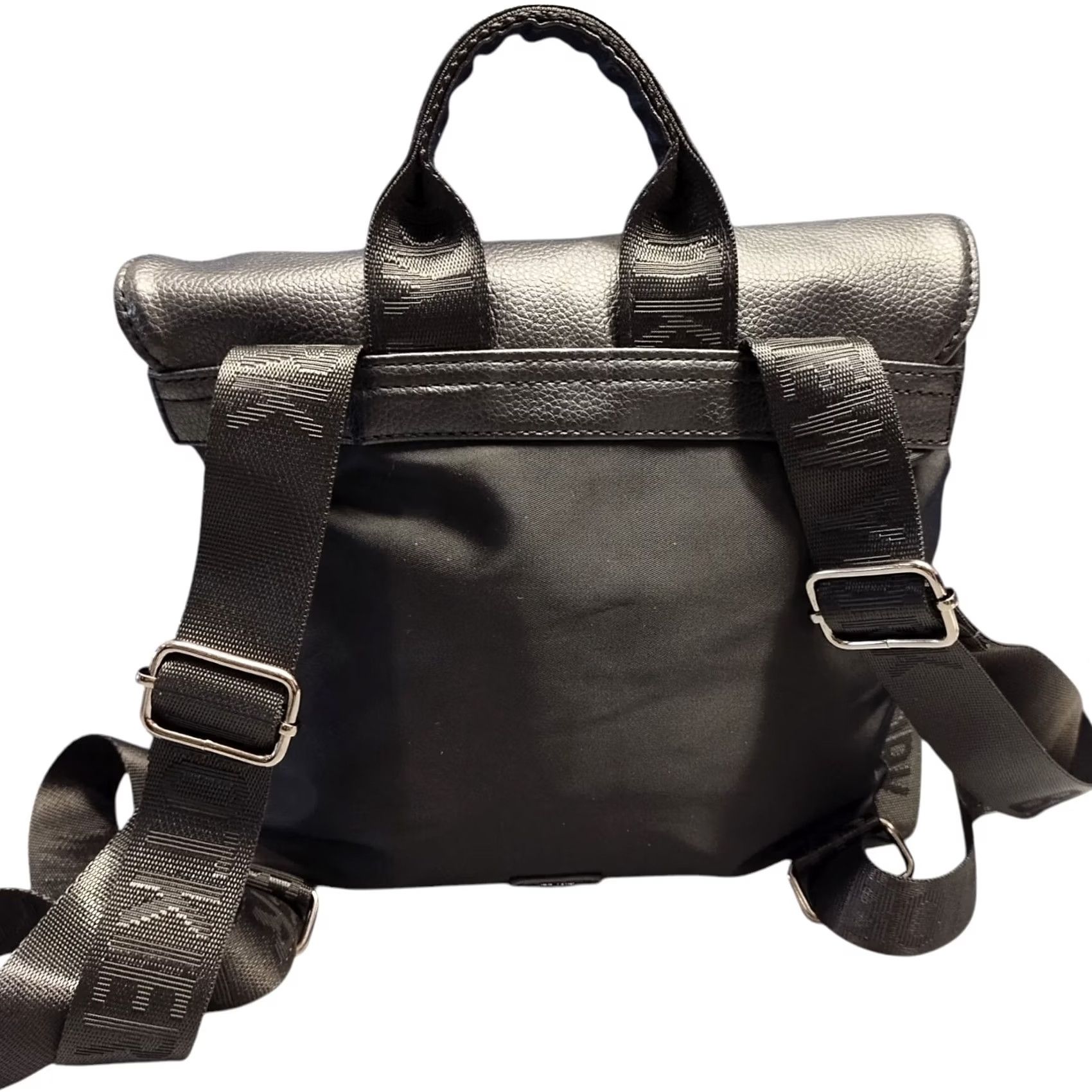 Vintage Botkier Trigger Mini Convertible Backpack Womens Black Polyester Lined Size ONE SIZE - 2 Thumbnail