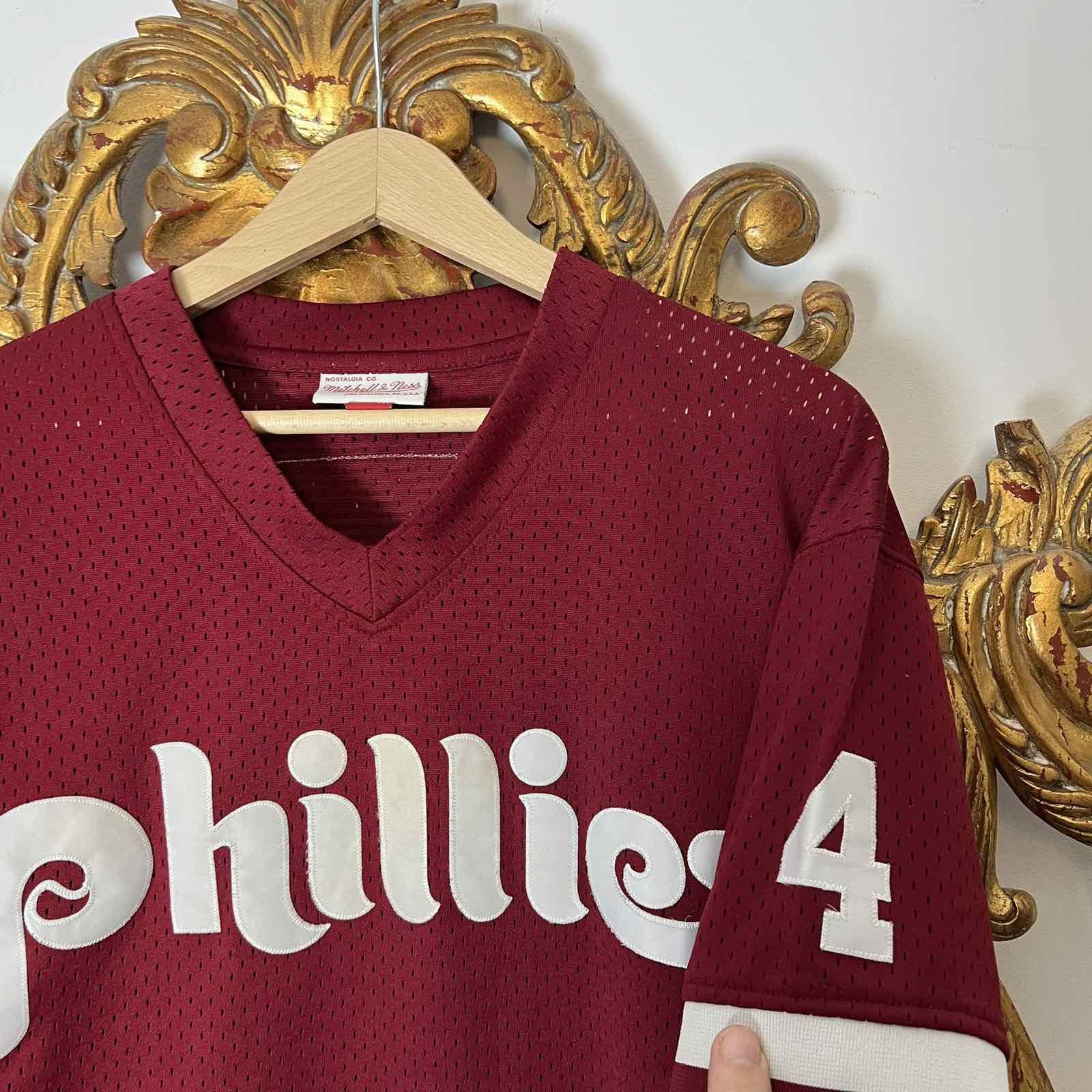 Mitchell & Ness Mitchell and Ness Phillies Dykstra MLB Baseball Sz XL Jersey Size US XL / EU 56 / 4 - 4 Thumbnail