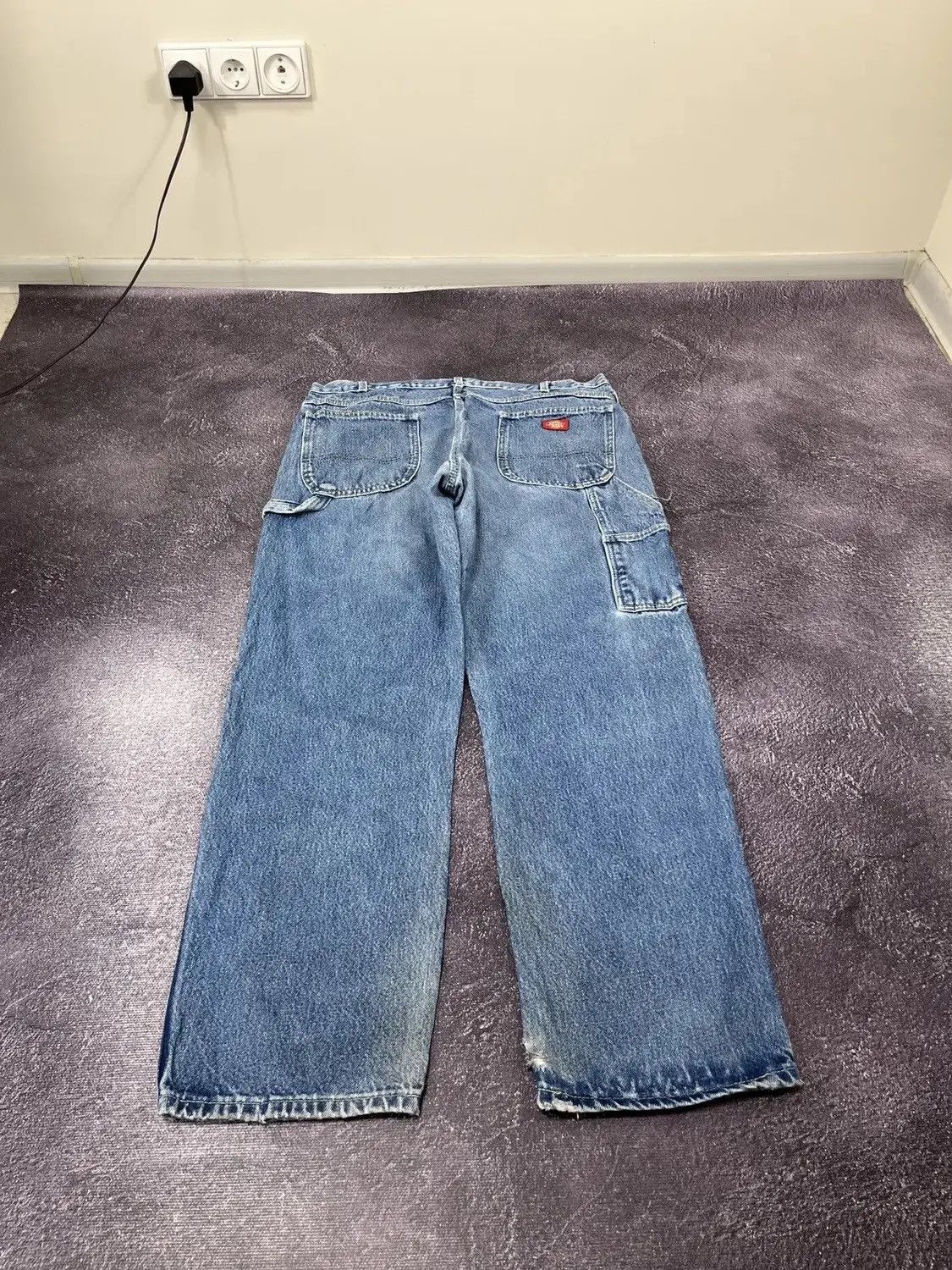 Dickies Vintage Dickies Y2K Faded Blue Hype Work Baggy Jeans Size US 38 / EU 54 - 3 Thumbnail