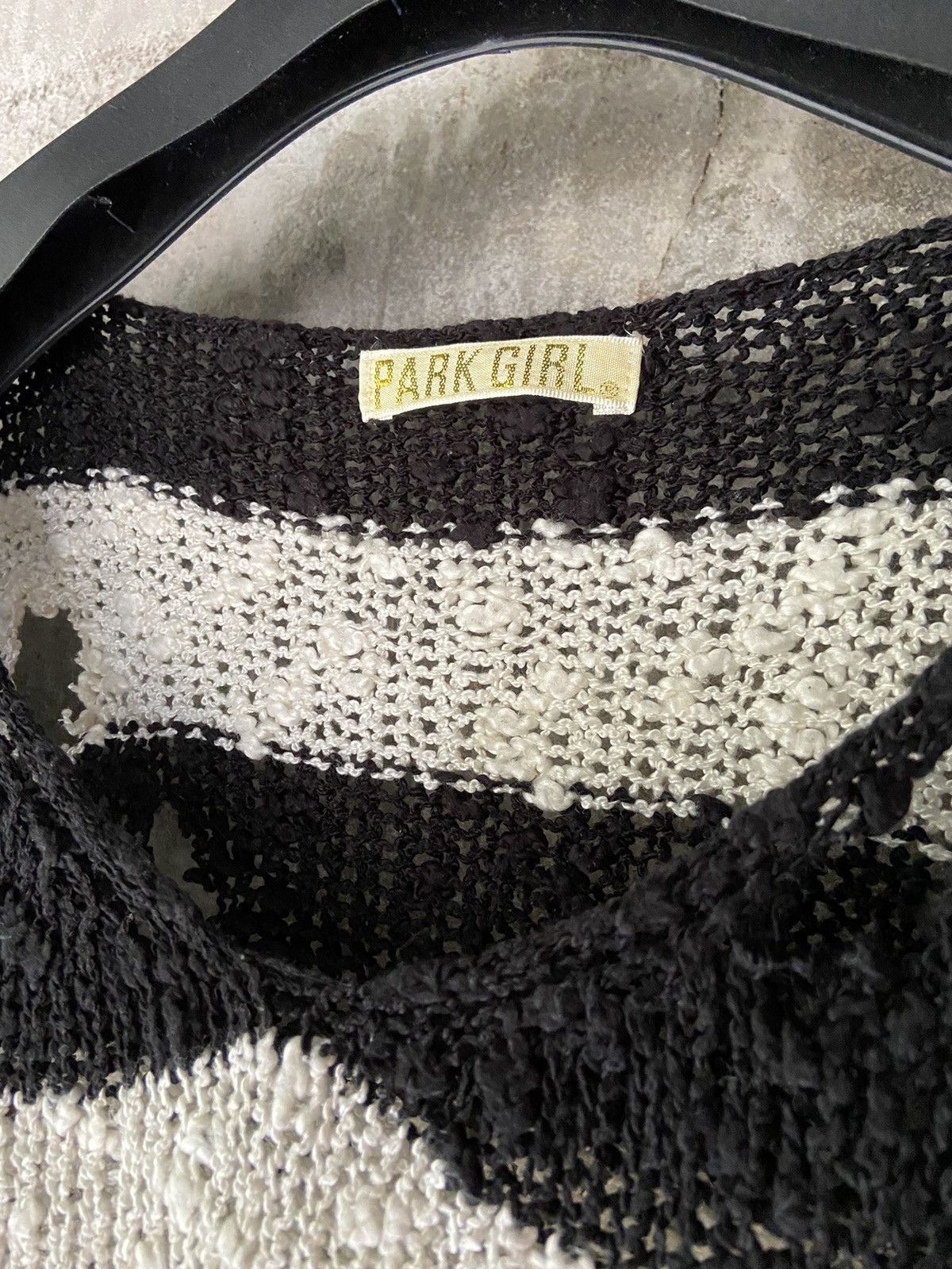 Isamu Katayama Backlash JAPANESE PUNK STRIPED DISTRESSED KNIT Size US S / EU 44-46 / 1 - 8 Thumbnail