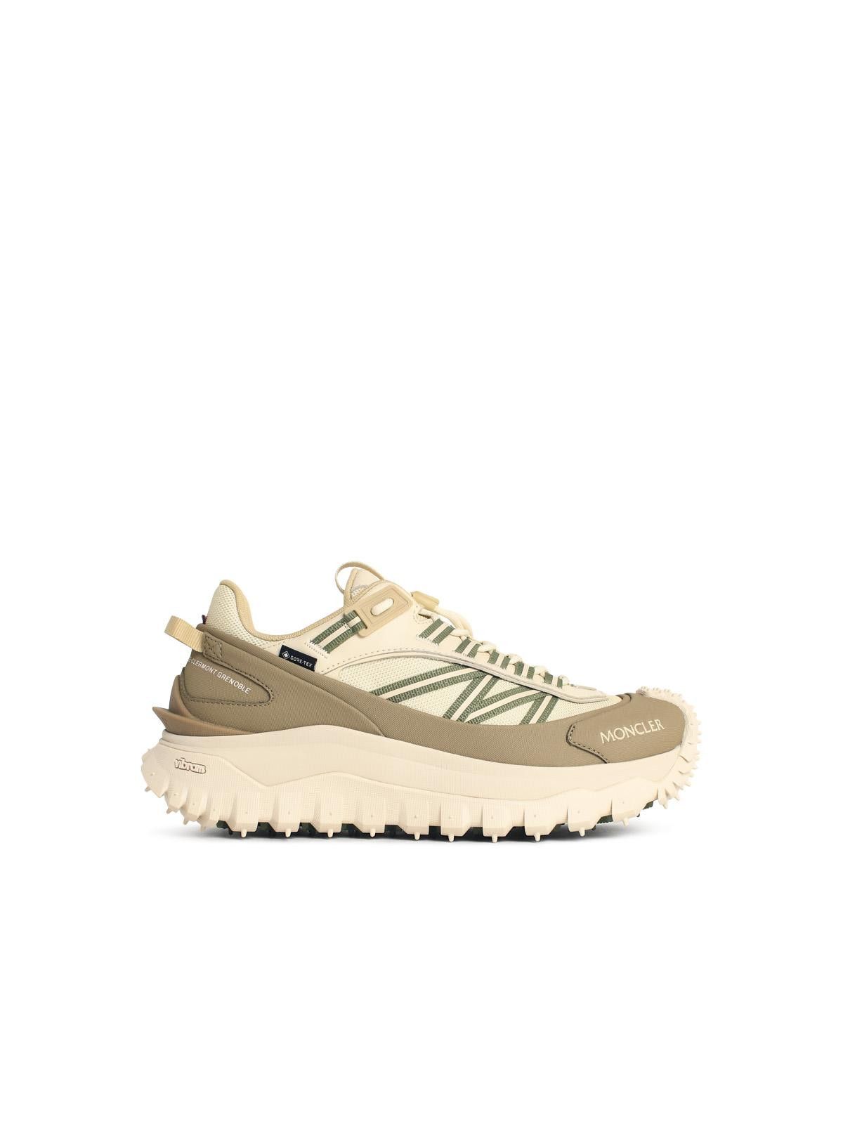 Moncler MONCLER 'Trailgrip Gtx' Beige Polyamide Sneakers Size US 10 / EU 43 - 1 Thumbnail