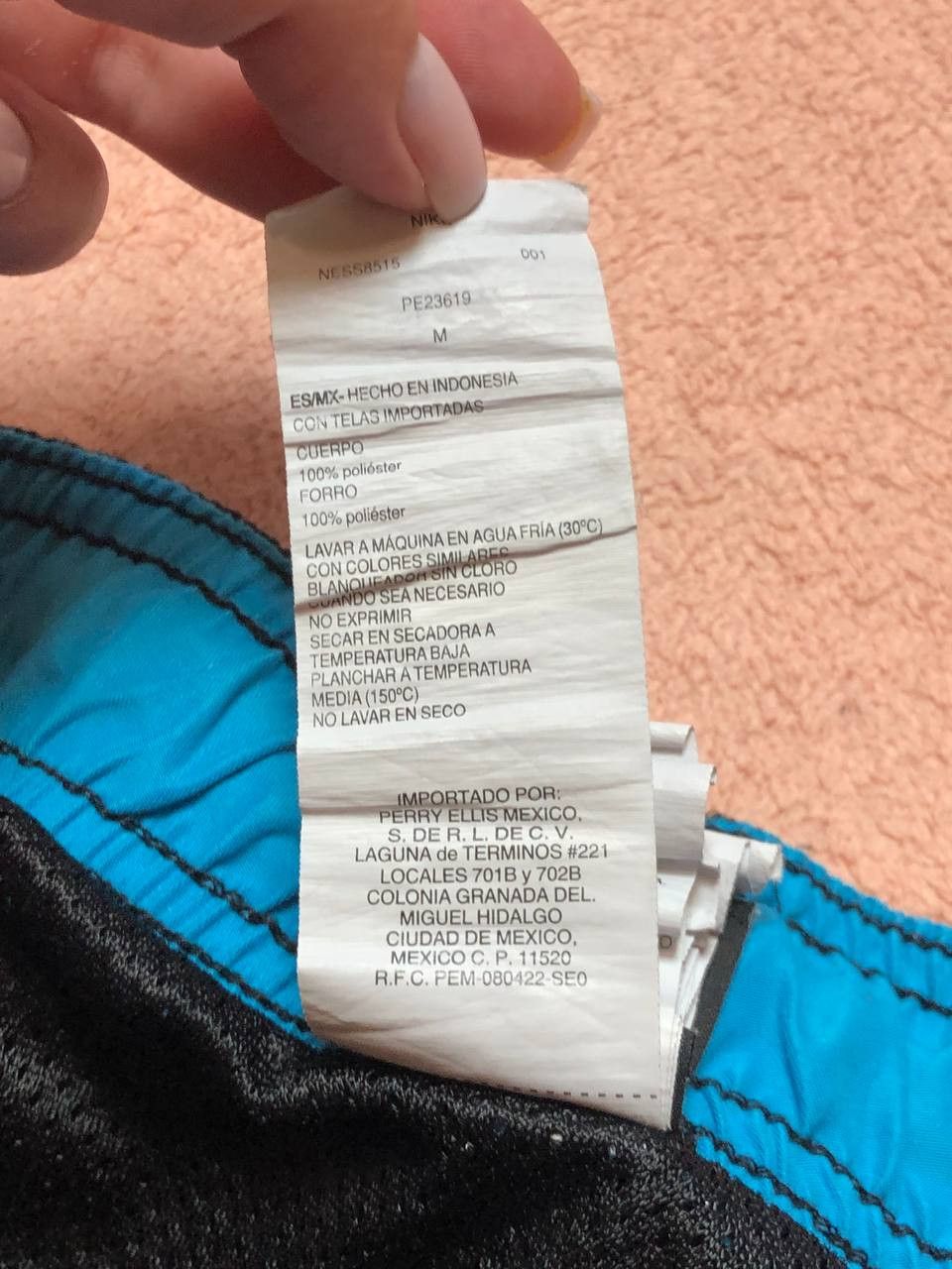 Nike Vintage Shorts black and blue Nike logo Y2K sportwear Size US 32 / EU 48 - 4 Thumbnail