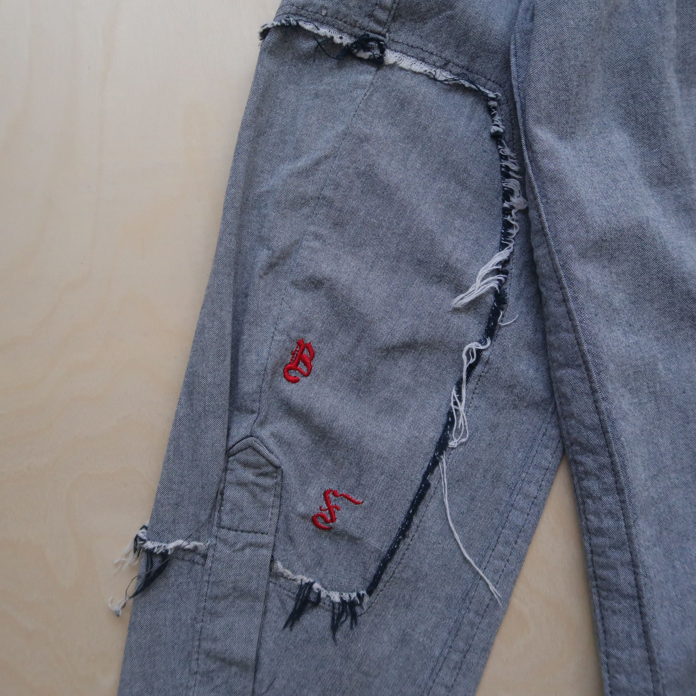 Japanese Brand 1990s Diesel Distressed Western Shirt Unfinished Size US M / EU 48-50 / 2 - 20 Thumbnail