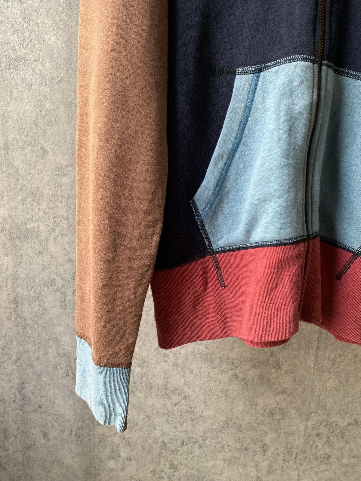 Japanese Brand × Sanca Sanca Japan Blok Colour Zipper Hoodie Size US M / EU 48-50 / 2 - 5 Thumbnail