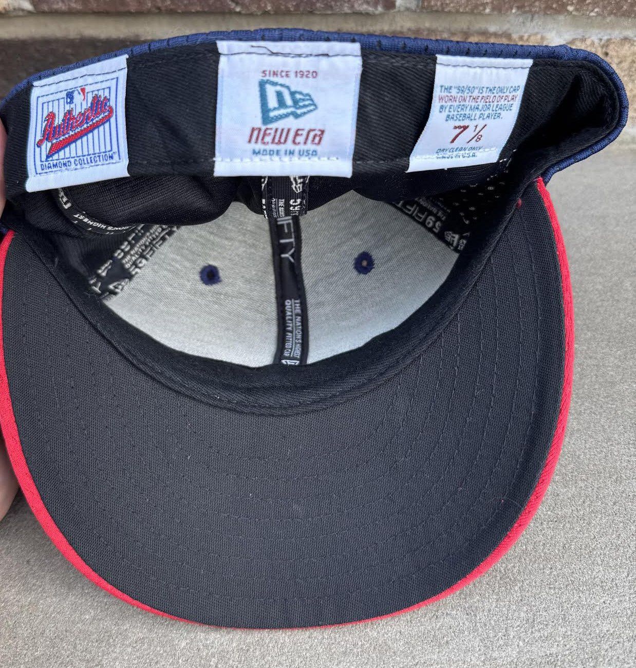 New Era Vintage New Era Atlanta Braves 2000 Hat (Size 7 1/8) Size ONE SIZE - 2 Thumbnail