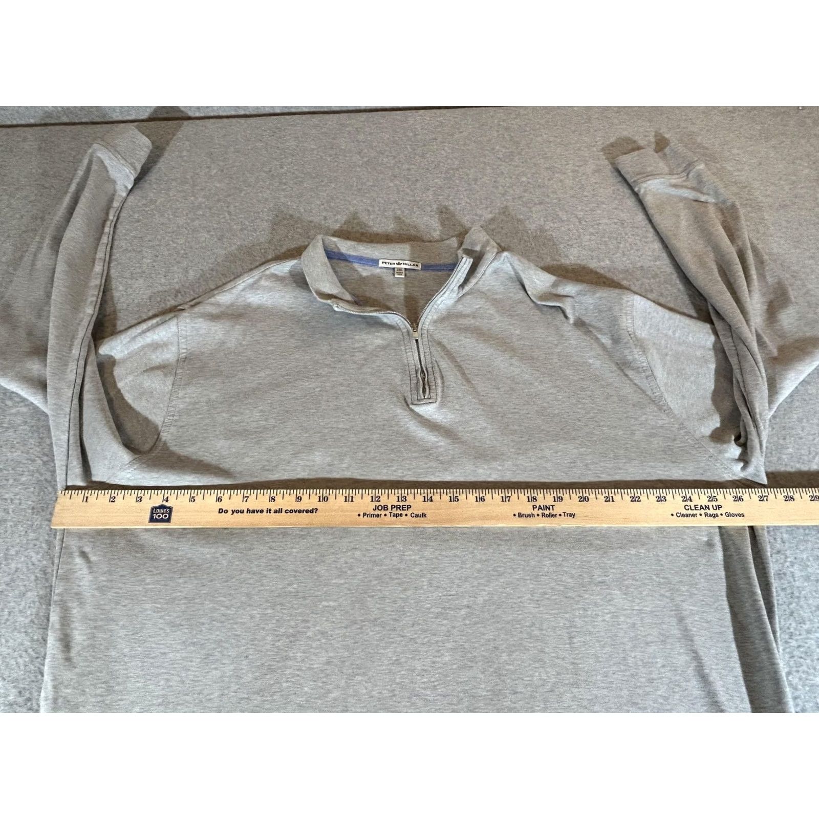 Peter Millar Peter Millar Sweater Men 2XL Gray 1/4 Zip Pullover Casual Golf Heather Interlock Size US XXL / EU 58 / 5 - 2 Thumbnail