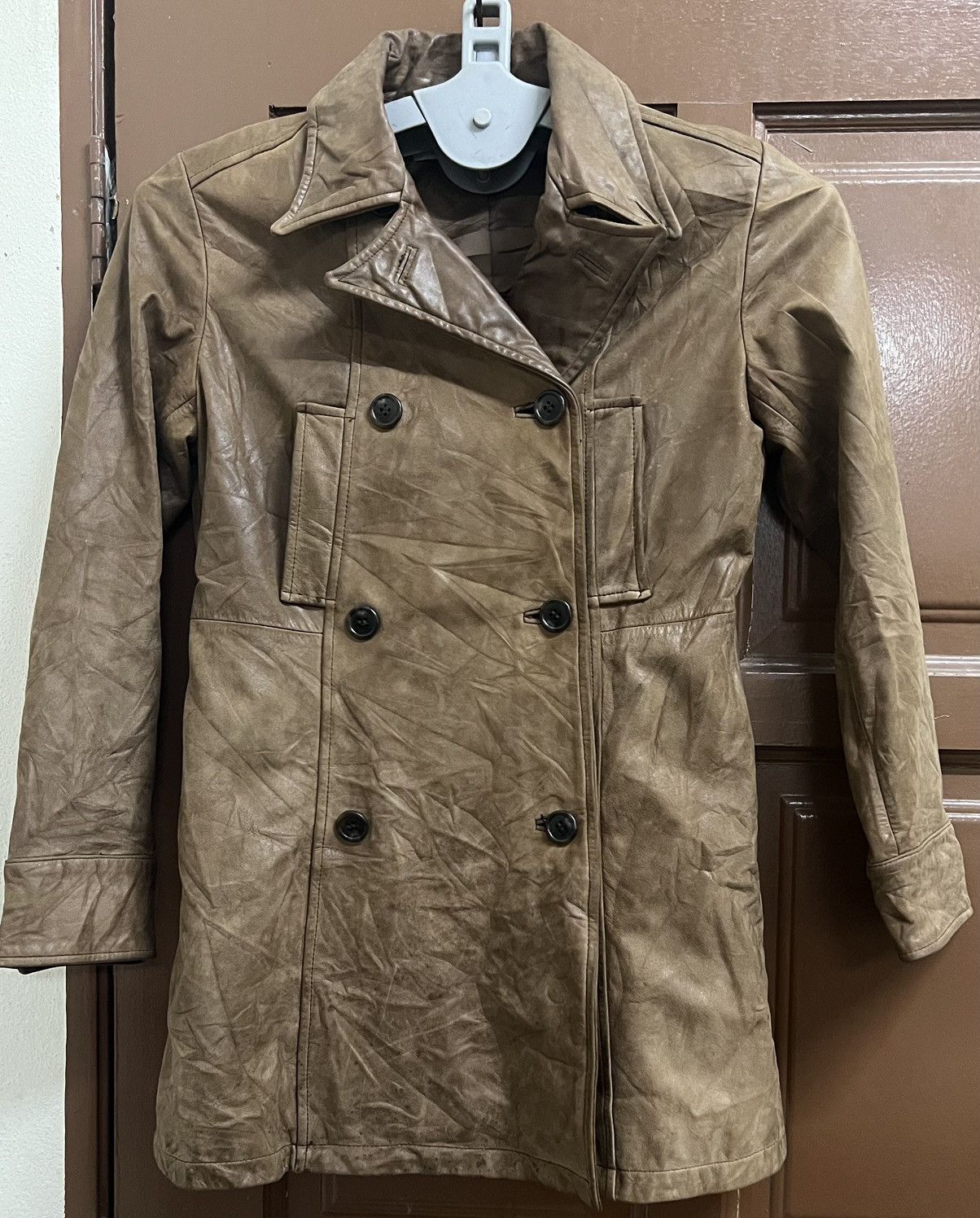 Designer MON AMI PIERLOT DESIGN CLAUSIE PIERLOT JACKET LEATHER.(GJ31) Size US S / EU 44-46 / 1 - 1 Thumbnail