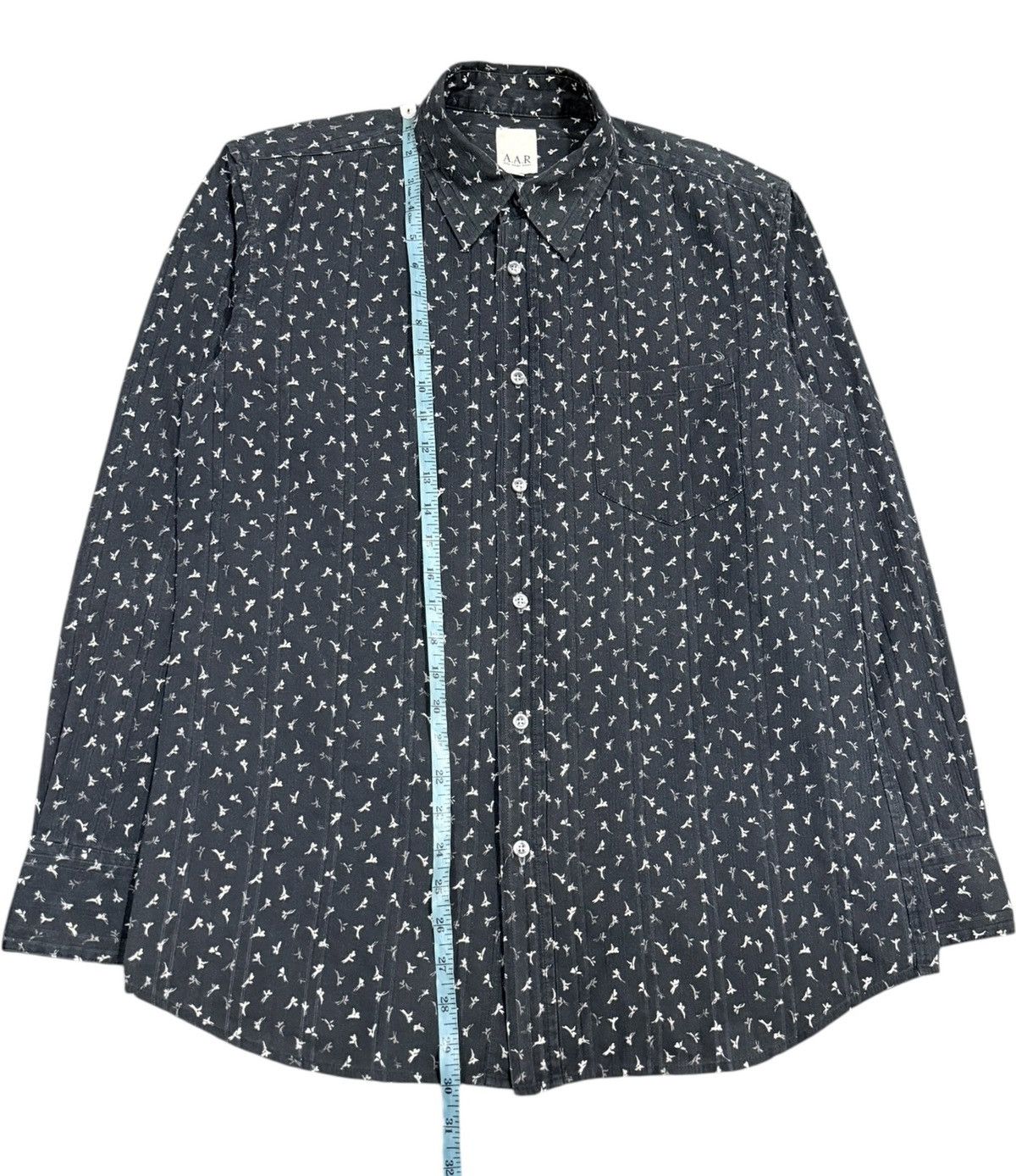 Yohji Yamamoto A.A.R Yohji Yamamoto Printed Shirt Button Ups Designer Size US L / EU 52-54 / 3 - 16 Thumbnail