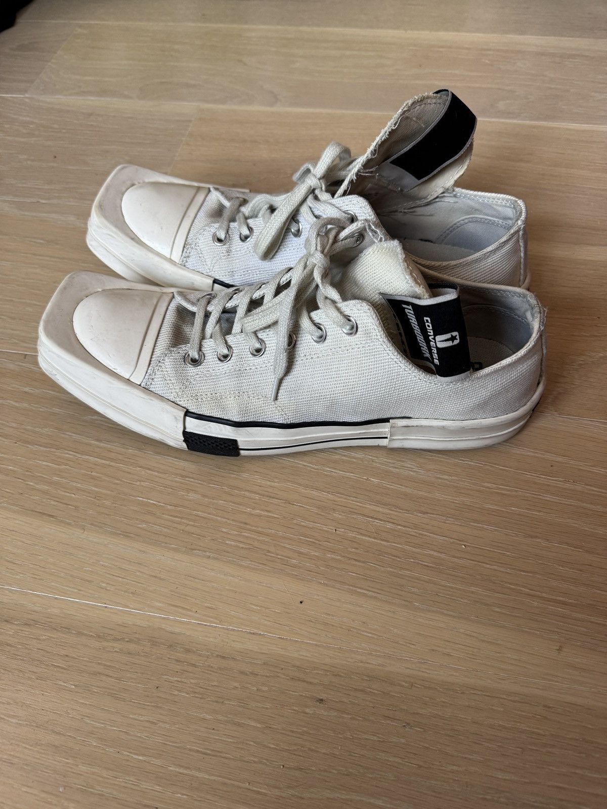 Converse Rick Owens x Converse Turbodrk low Top size 9.5 Size US 9.5 / EU 42-43 - 3 Thumbnail
