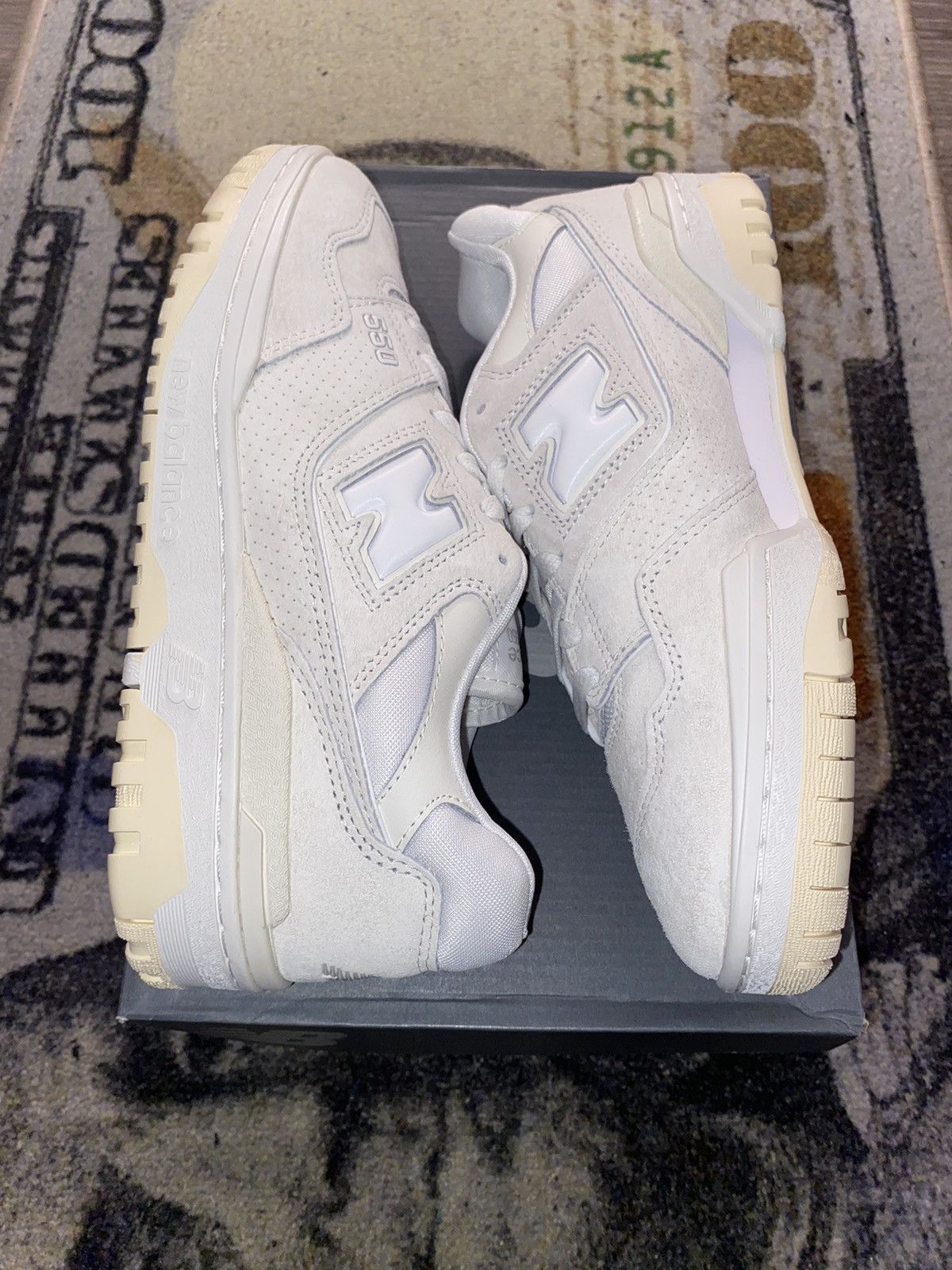 New Balance 550 Sea Salt Macadamia Nut (8 Mens)