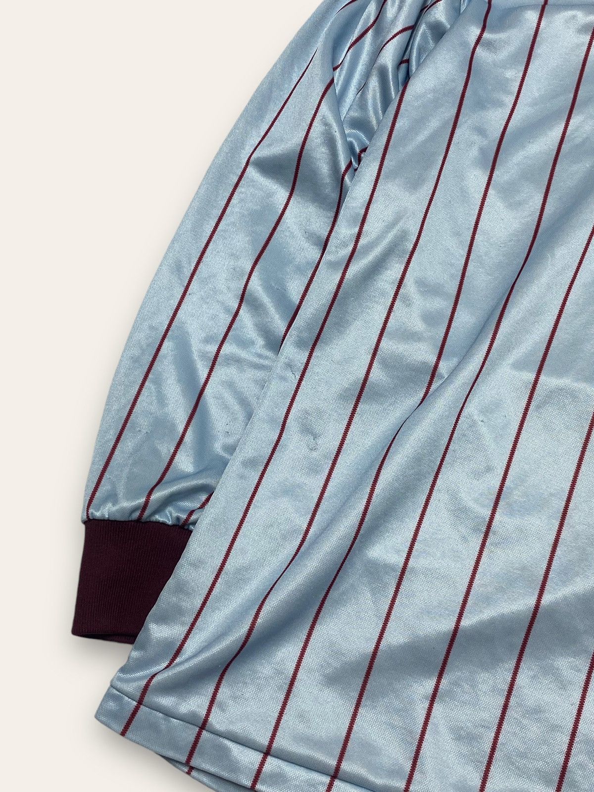 Vintage 90s Vintage TWO MOORS FC Striped Match Worn Jersey N12 Size US S / EU 44-46 / 1 - 6 Thumbnail