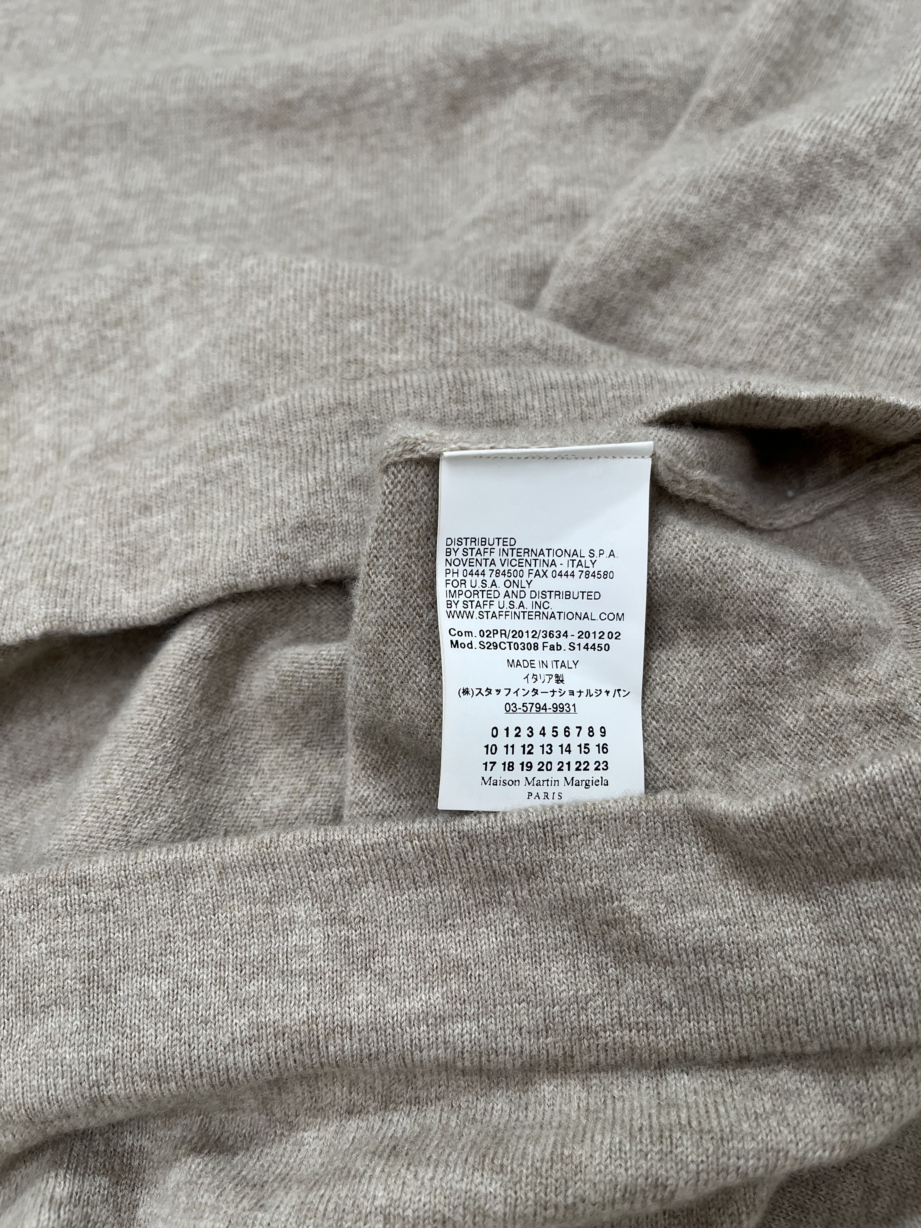 John Galliano × Maison Margiela F/W 2012 Fake Sleeves Brown Turtleneck Dress Size M / US 6-8 / IT 42-44 - 9 Thumbnail