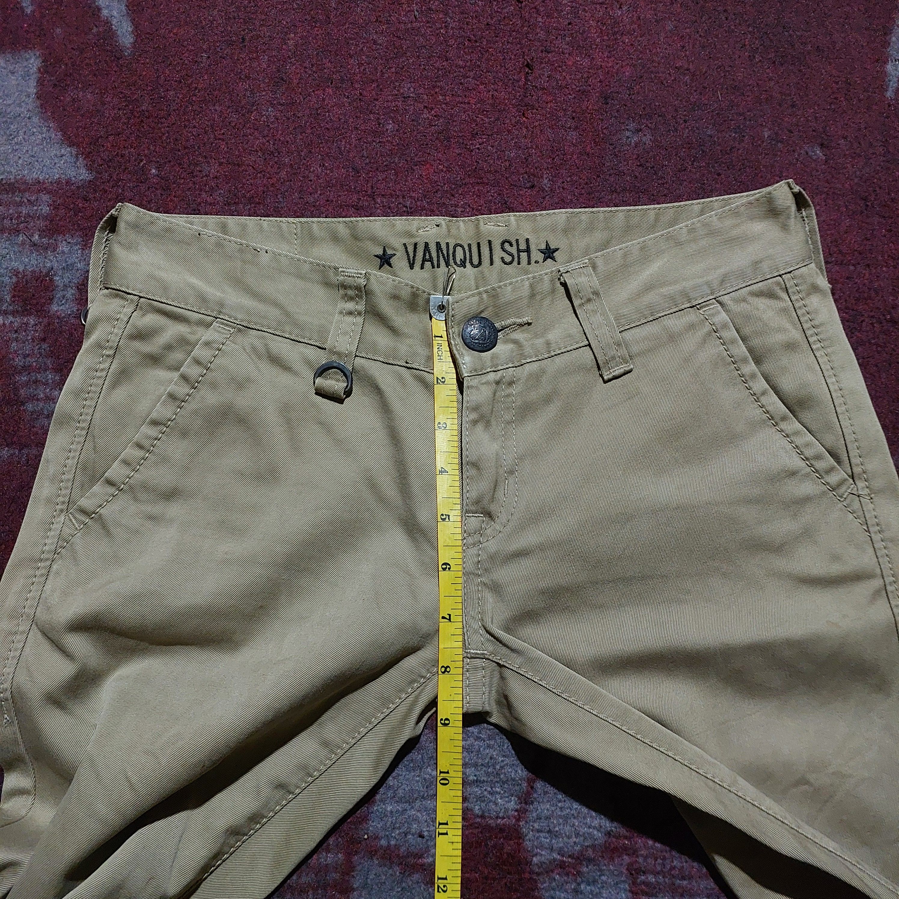 Vanquish Vanquish Gold Japan cotton boot cut pants Size US 30 / EU 46 - 17 Thumbnail