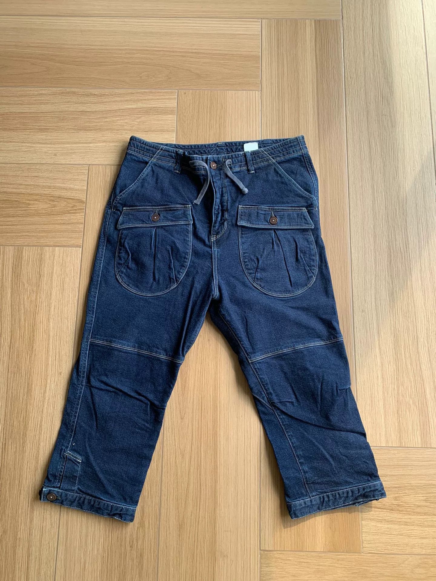 COLIMBO colimbo classic denim cropped pants japan Size US 34 / EU 50 - 1 Thumbnail