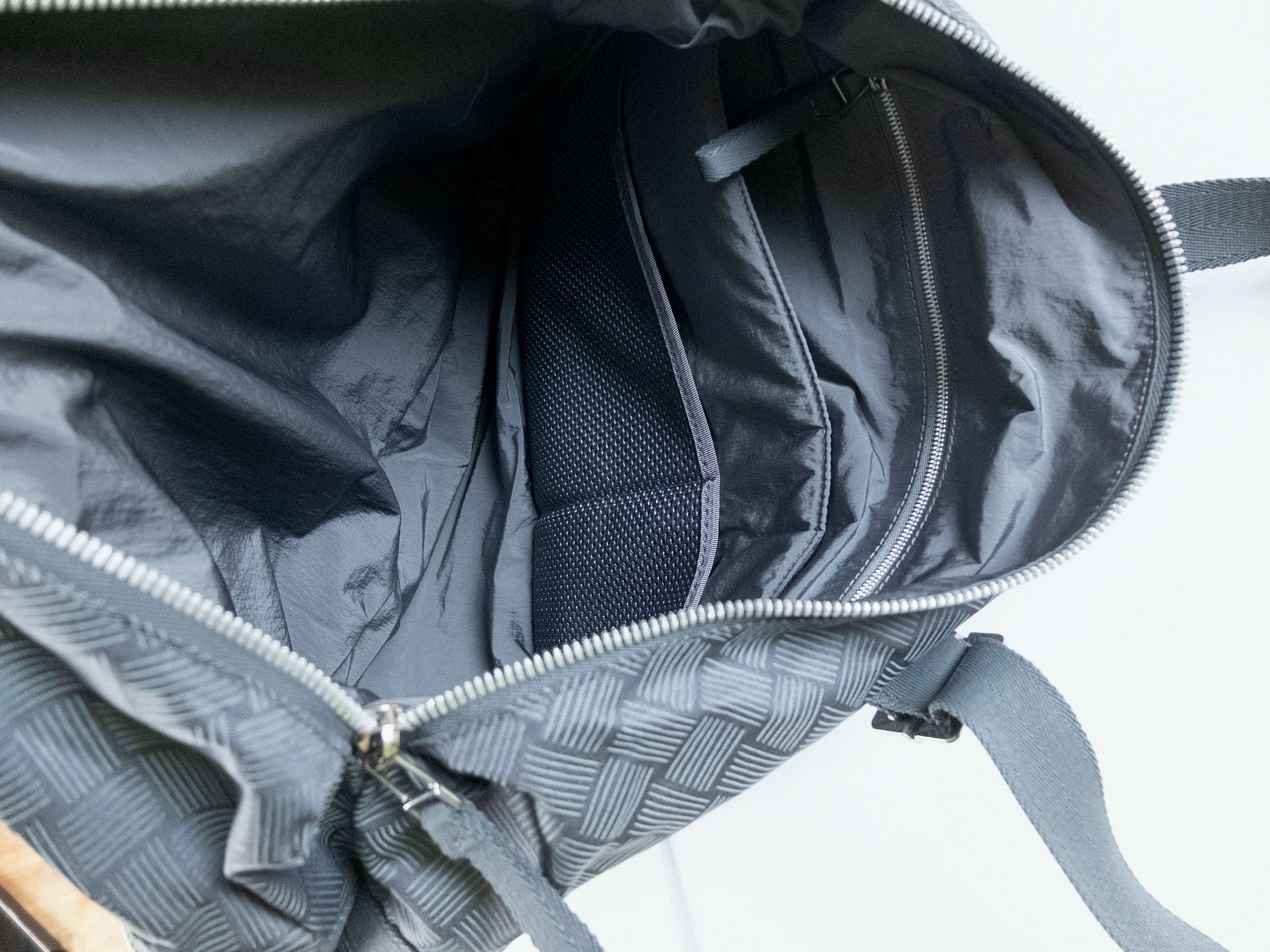 Bottega Veneta BOTTEGA VENETA Alto gray intreciato pattern duffle bag Size ONE SIZE - 11 Thumbnail