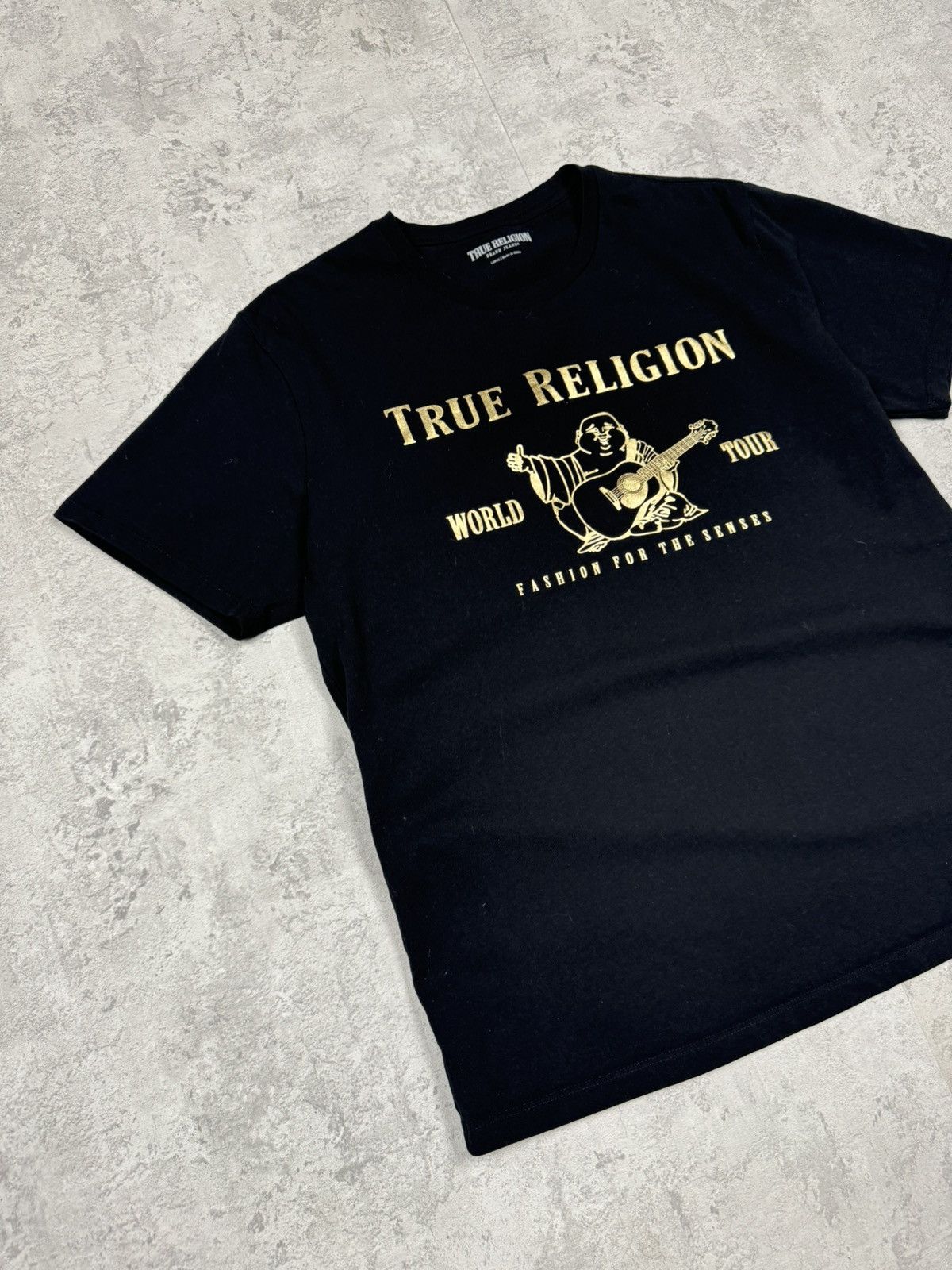 True Religion True Religion Y2K Buddha Big Gold Logo Size L Size US L / EU 52-54 / 3 - 2 Thumbnail