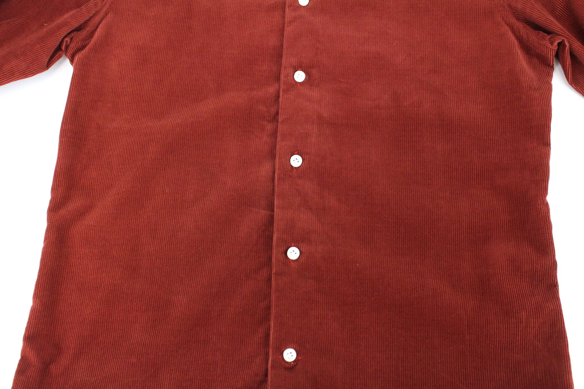 Suitsupply ~2XS Red Velvet Corduroy Cotton Shirt 67552 Size US XXS / EU 40 - 7 Thumbnail