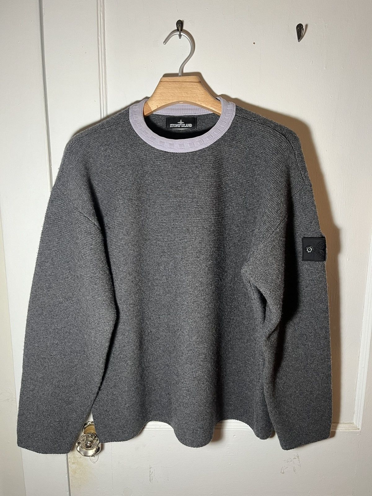 Stone Island Shadow Project 77195042u Geelong Wool Crewneck Stone Island Shadow Project 77195042u Geelong Wool Crewneck
