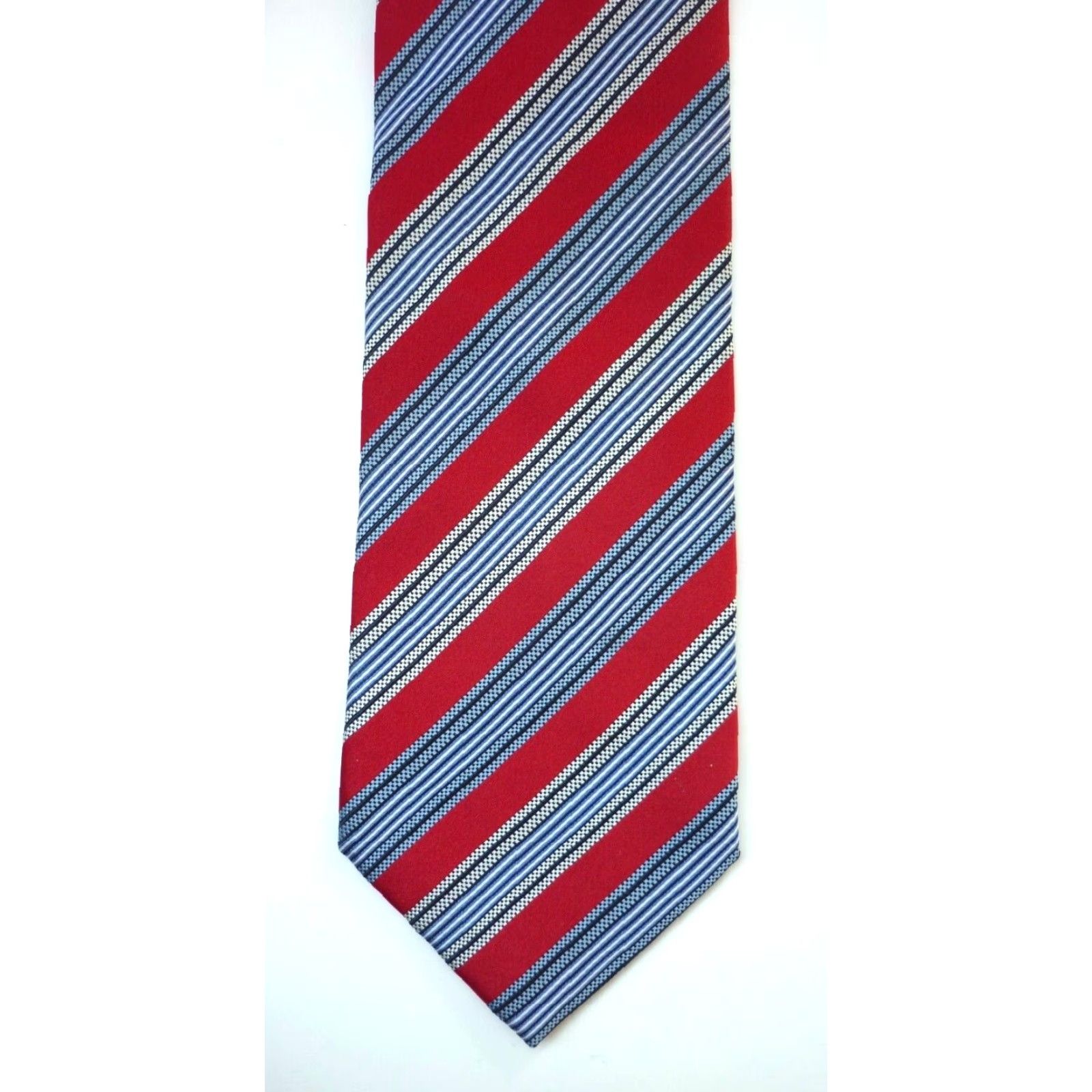Ermenegildo Zegna VINTAGE Ermenegildo Zegna Silk Tie Stripes Made in Italy Size ONE SIZE - 4 Thumbnail