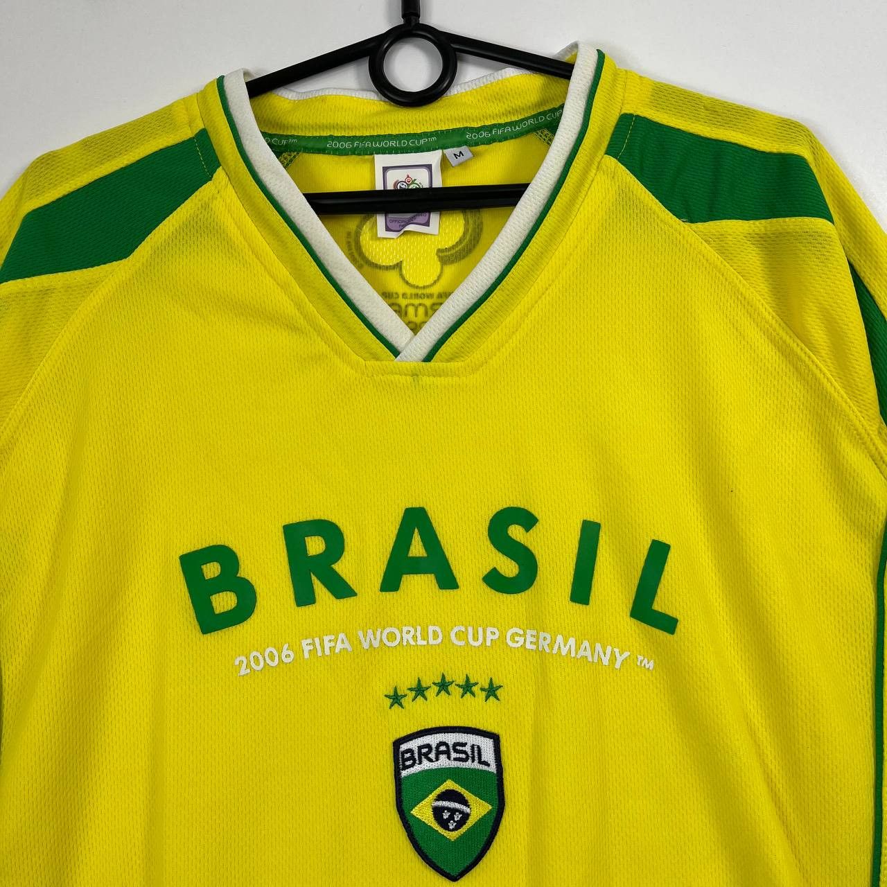 Other Brasil 2006 World Cup Germany Shirt National Team Jersey M Size US M / EU 48-50 / 2 - 2 Thumbnail