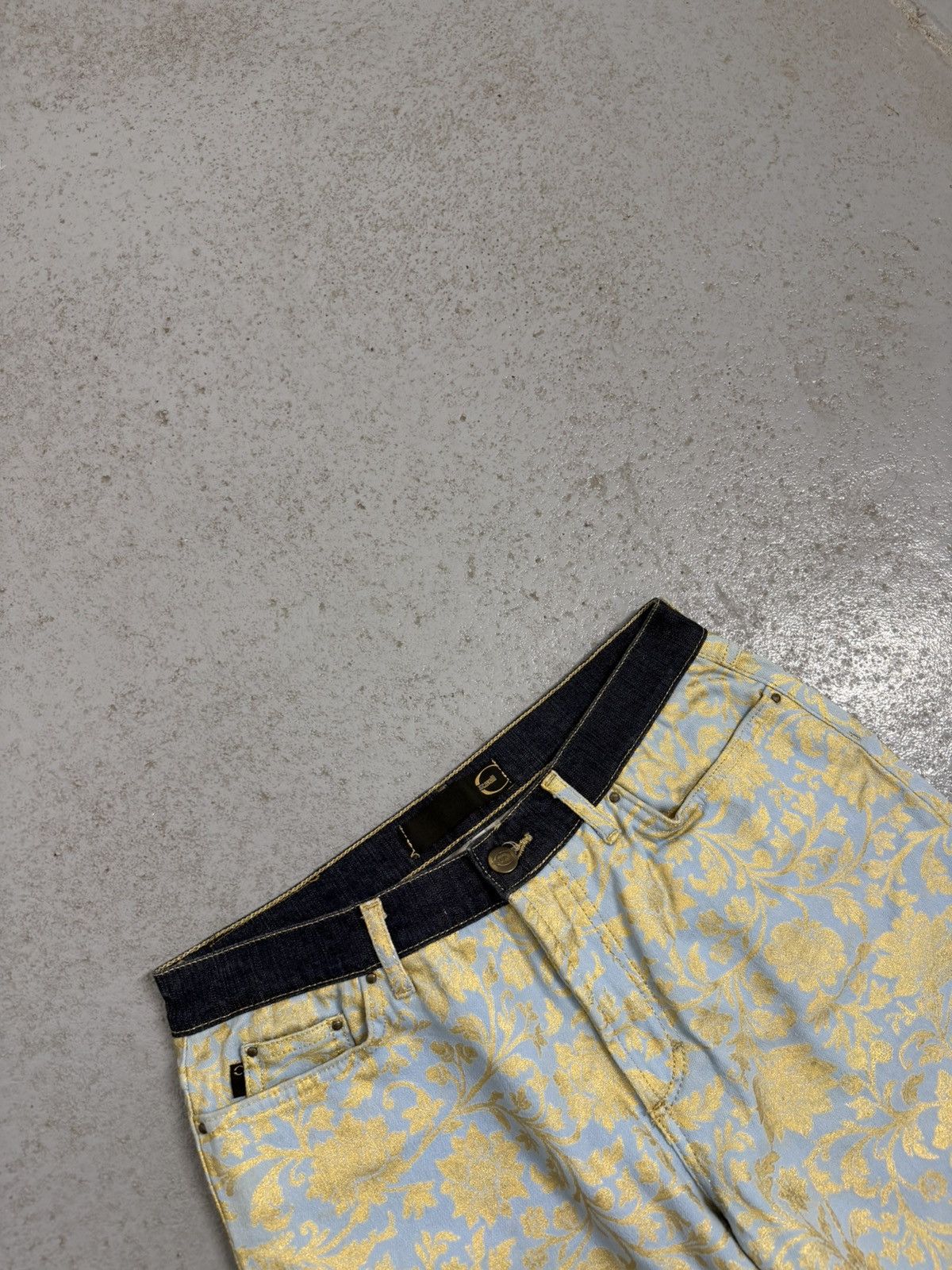 Just Cavalli Vintage Just Cavalli Overprinted Jeans Size 31" - 4 Thumbnail