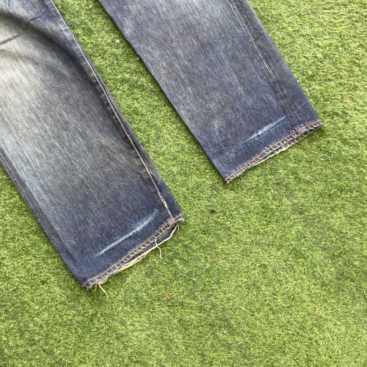 Studio D'Artisan VINTAGE STUDIO D’ ARTISAN BUCKLE BACK SELVEDGE DISTRESSED Size US 34 / EU 50 - 6 Thumbnail