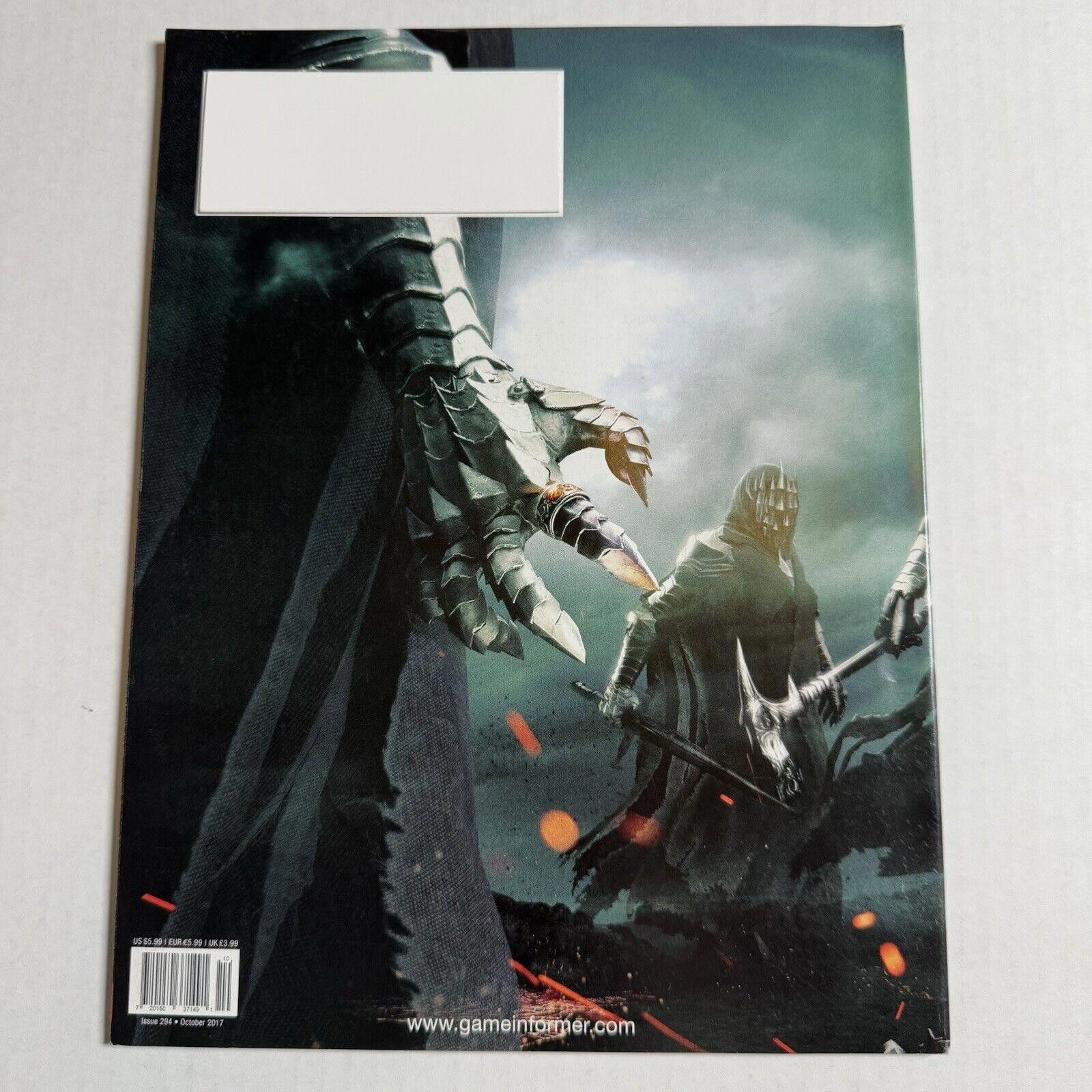 Designer Game Informer Issue #294 OCT 2017 MIDDLE EARTH OoP NM+ Size ONE SIZE - 4 Thumbnail