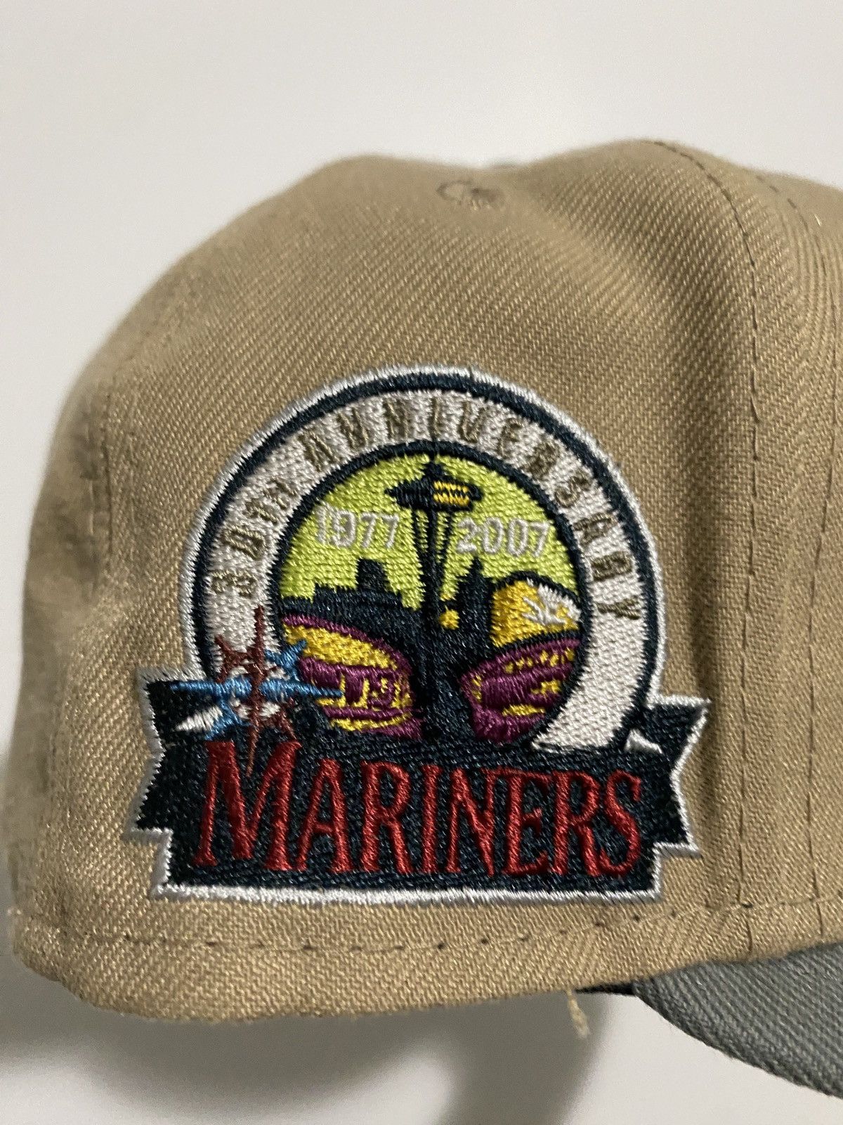 New Era Mariners compas logo fitted khaki size 7 3/8 Size ONE SIZE - 2 Thumbnail