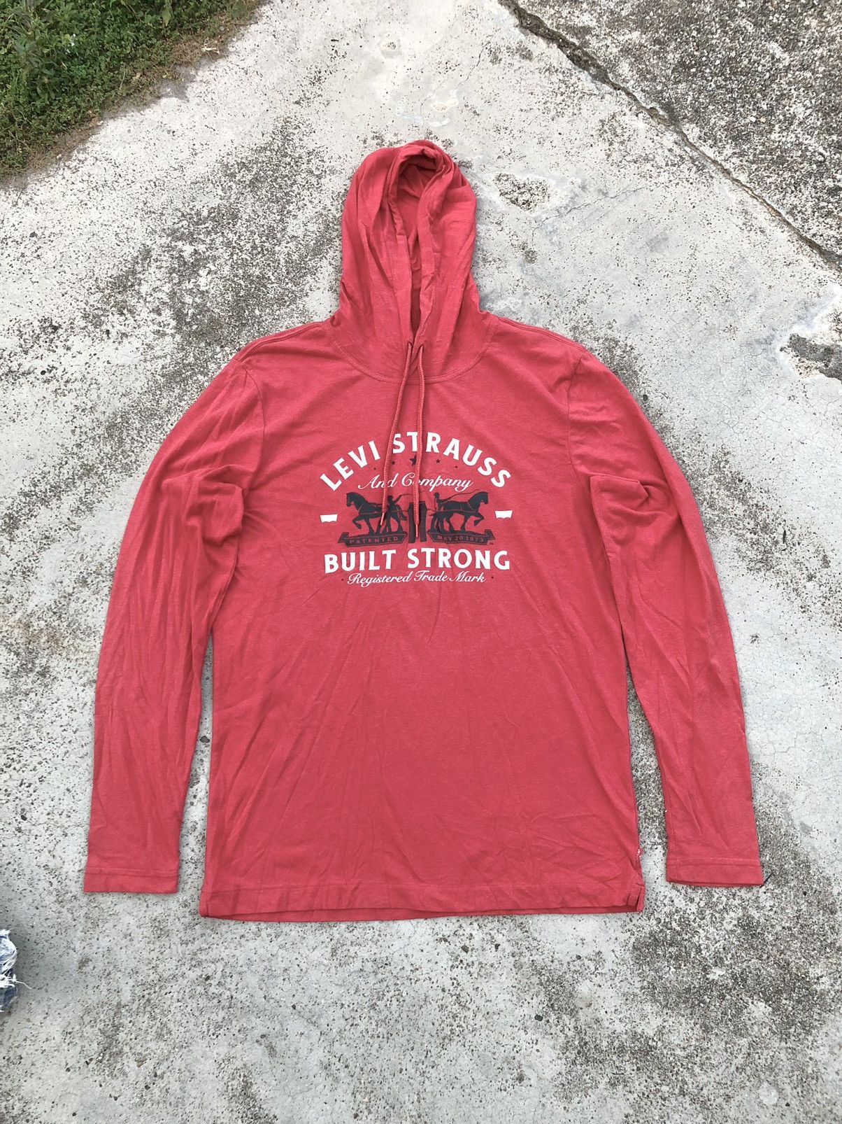 Levi's BIG LOGO LONG SLEEVE HOODIE TEE BY LEVIS Size US M / EU 48-50 / 2 - 1 Thumbnail