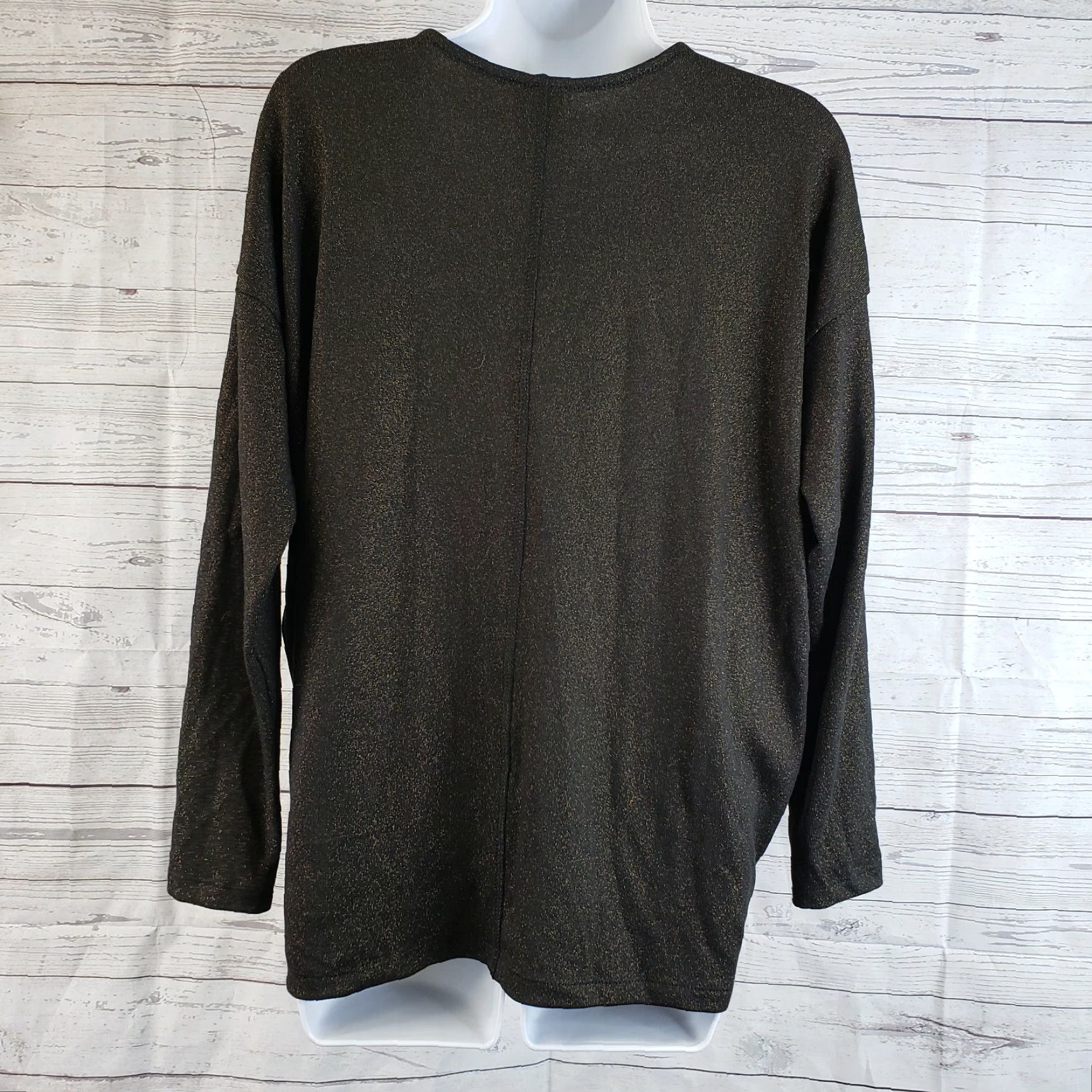 Vintage Bobeau Pullover Sweater Shirt Woman Black Medium Long Sleeve Vintage No (adjusted?) Size M / US 6-8 / IT 42-44 - 4 Thumbnail