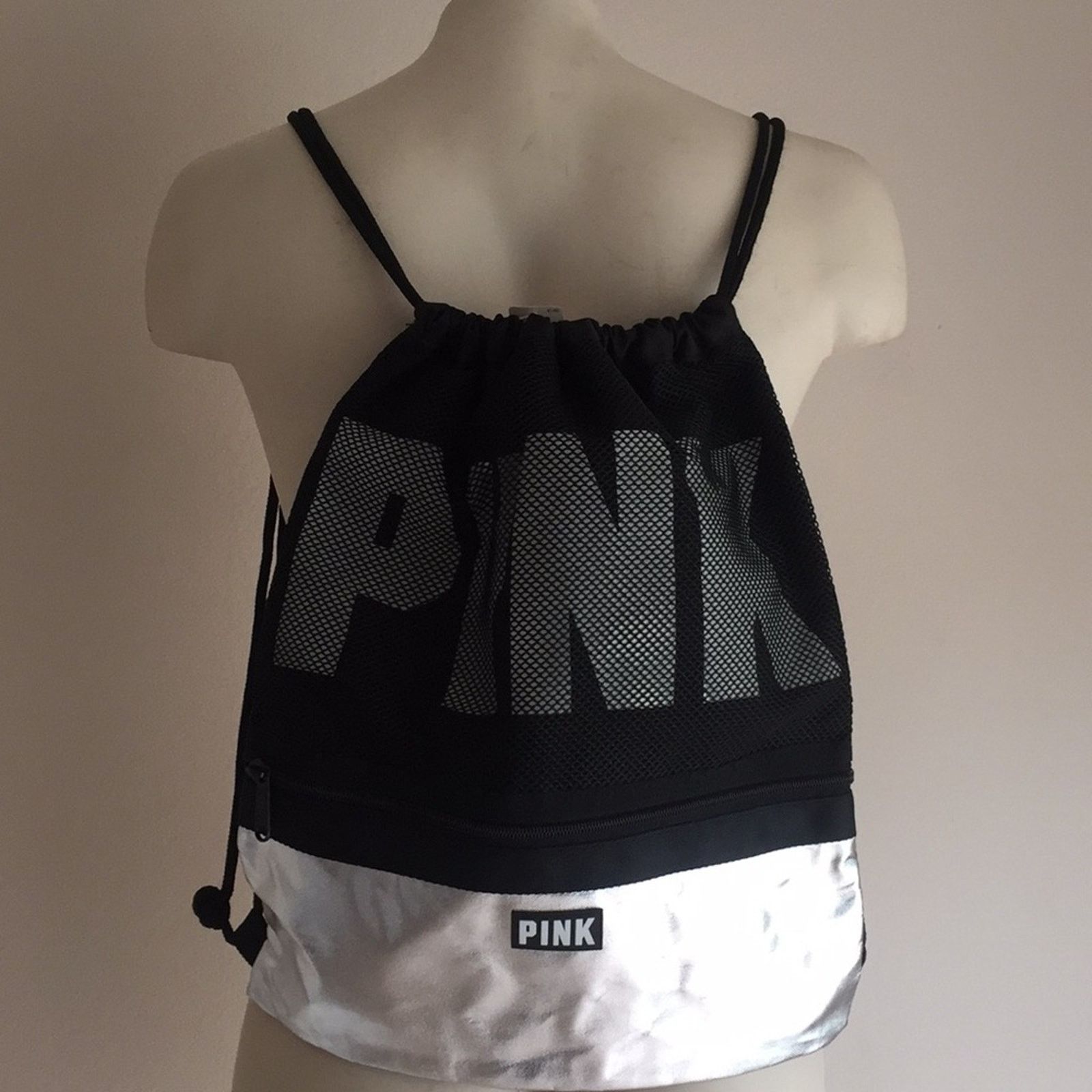 Victoria's Secret PINK Backpack Drawstring NWT Size ONE SIZE - 1 Preview