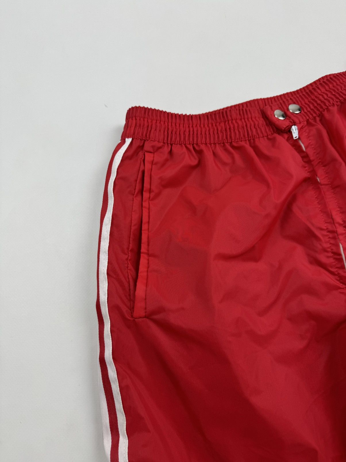 Adidas 1970’s Vintage Adidas Ventex Nylon Red Track Pants Size US 32 / EU 48 - 10 Thumbnail