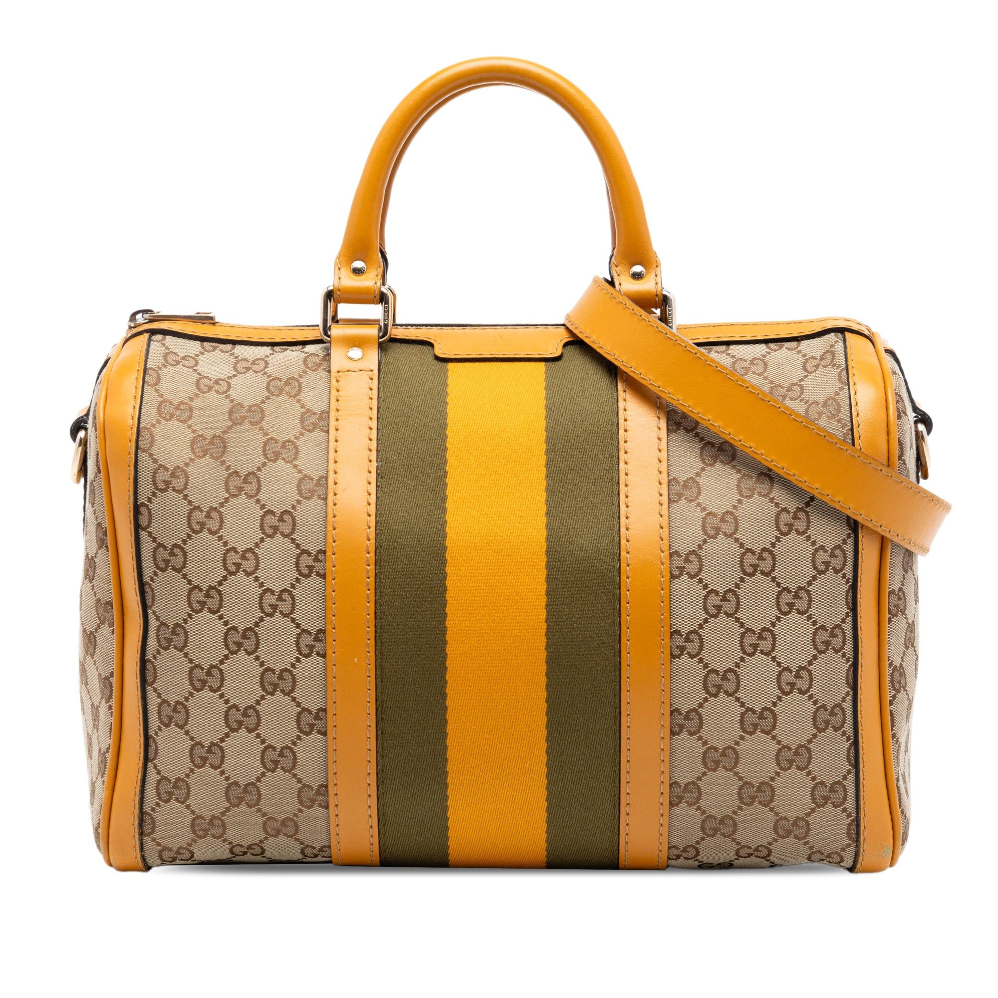 Gucci Medium GG Canvas Web Joy Boston Bag Size ONE SIZE - 1 Thumbnail