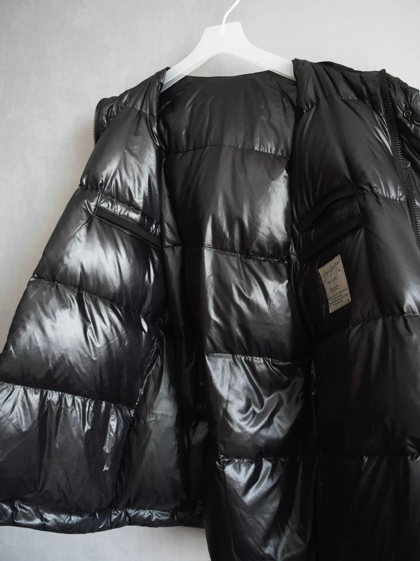 Yohji Yamamoto Yohji Yamamoto 19AW Removable Hood Down Jacket Black Size US M / EU 48-50 / 2 - 8 Thumbnail