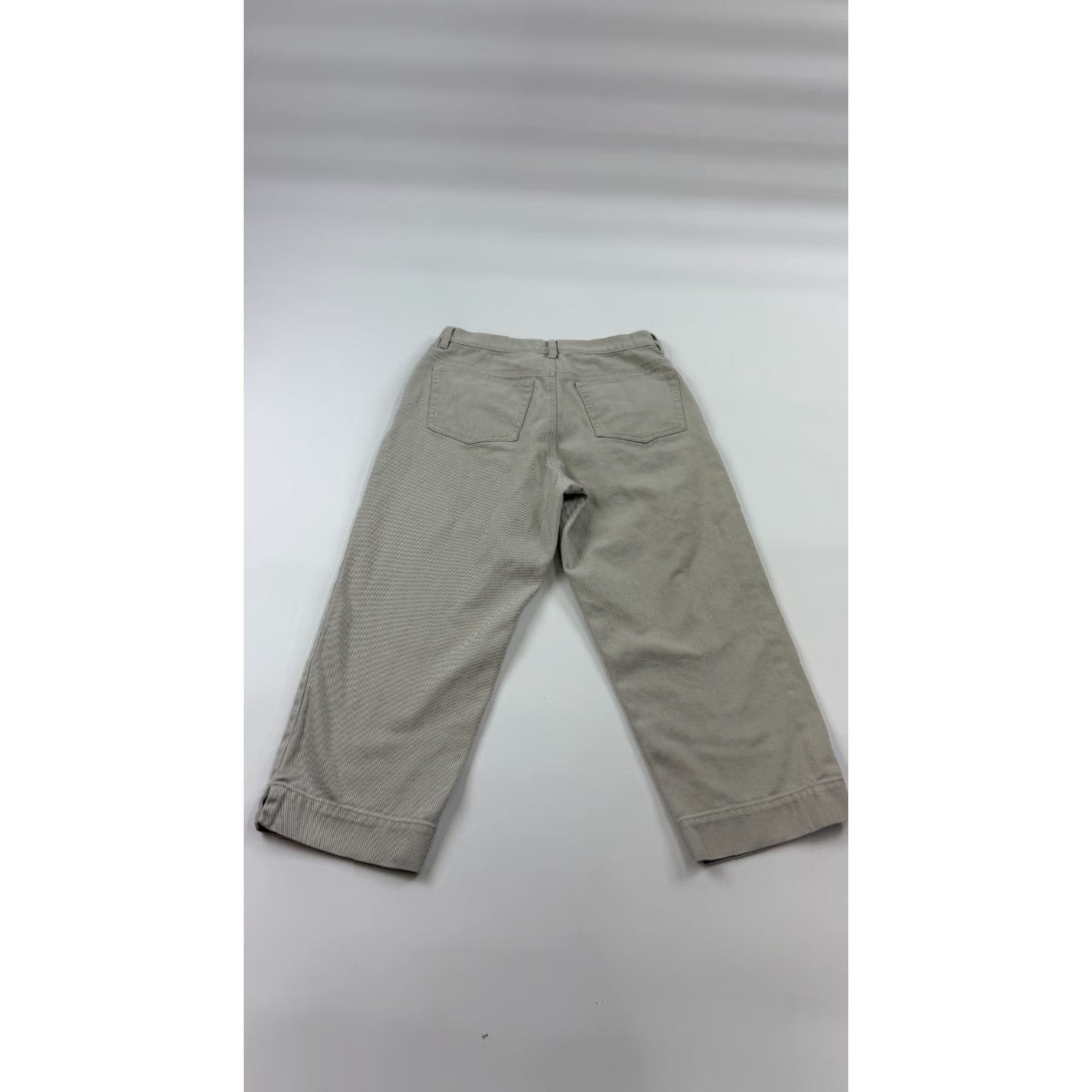 Eddie Bauer VINTAGE Eddie Bauer Pants Womens 10 Beige Flat Front Straight Leg 5 Pockets 90s Size 32" / US 10 / IT 46 - 4 Thumbnail
