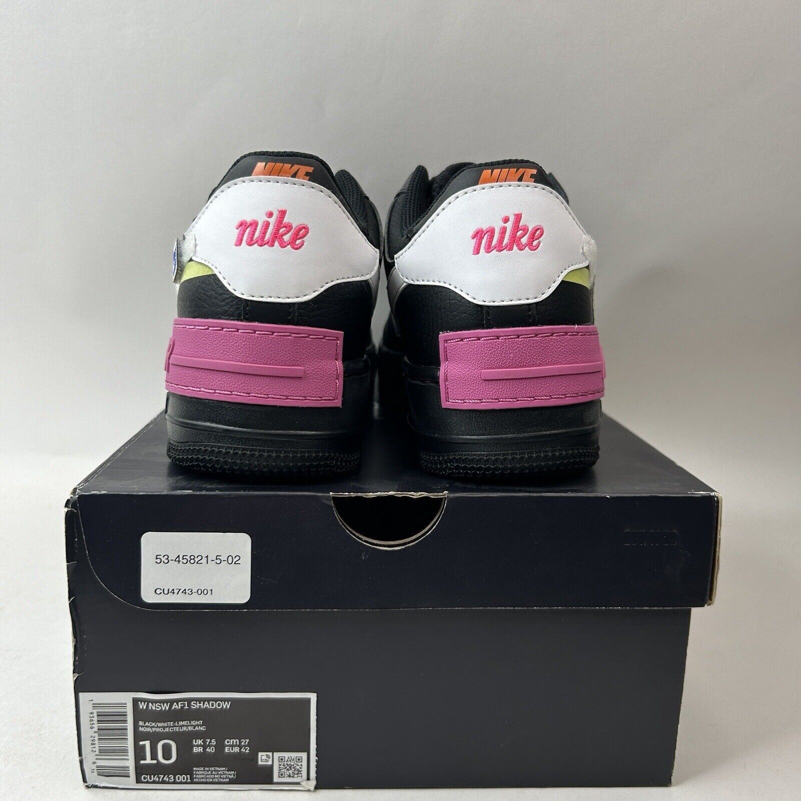 Nike Nike Air Force 1 NSW Shadow “Cosmic Fuchsia” 2024 Size US 10 / IT 40 - 4 Thumbnail