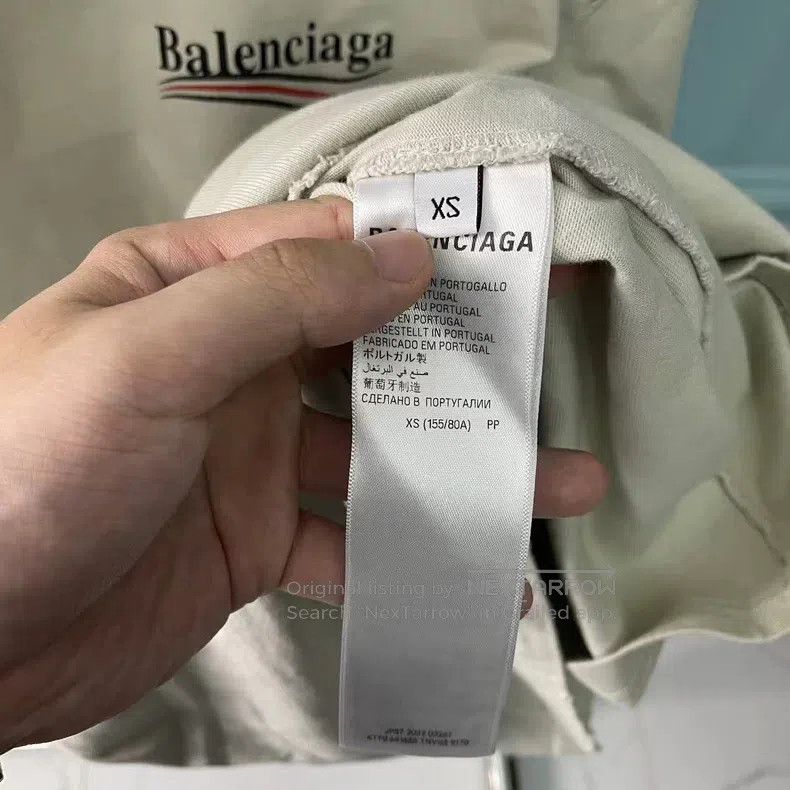 Balenciaga Balenciaga Off-white destroyed Coke short-sleeved T-shirt Size US XS / EU 42 / 0 - 4 Thumbnail