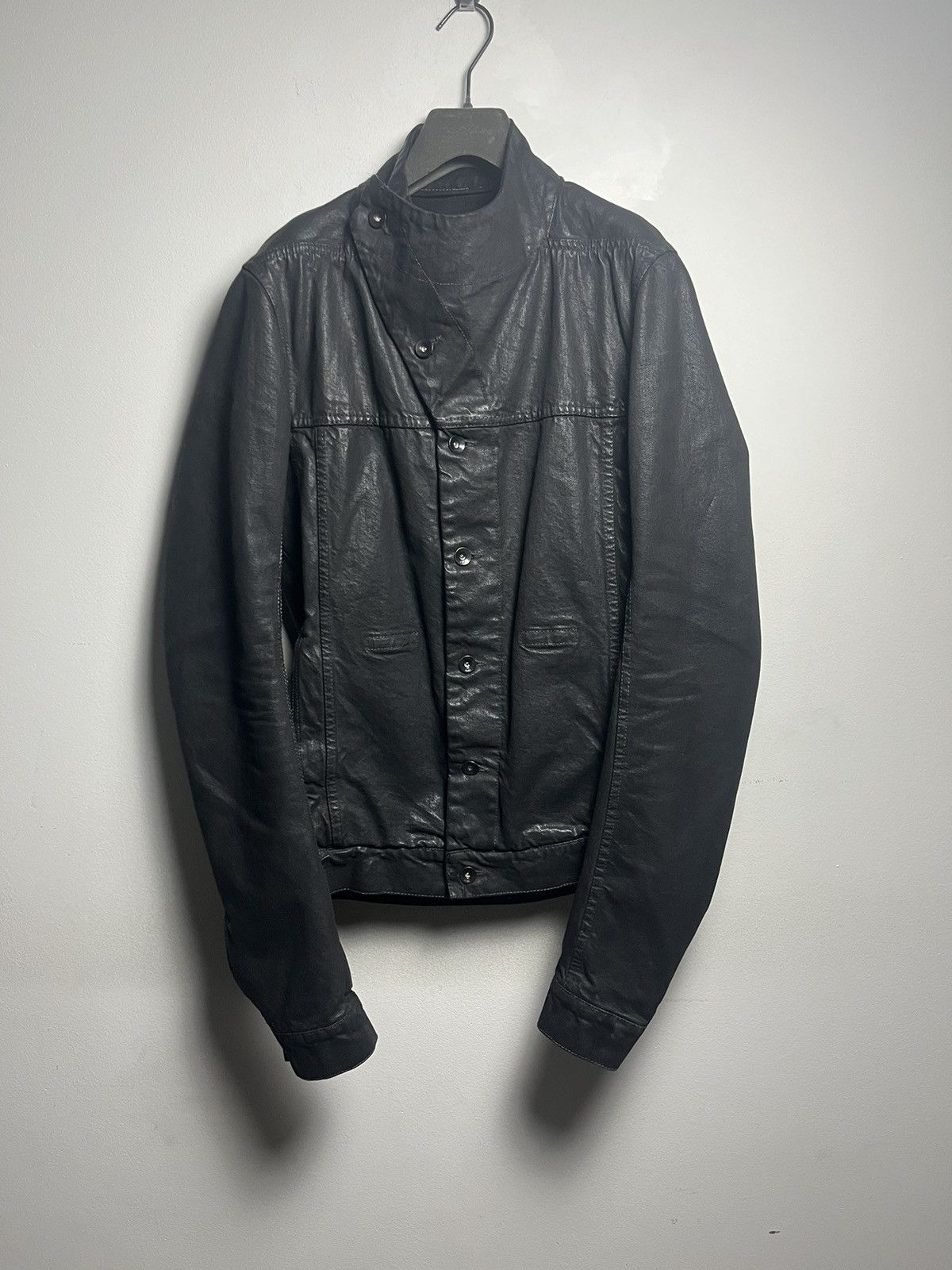 Rick Owens Waxed Denim Jacket