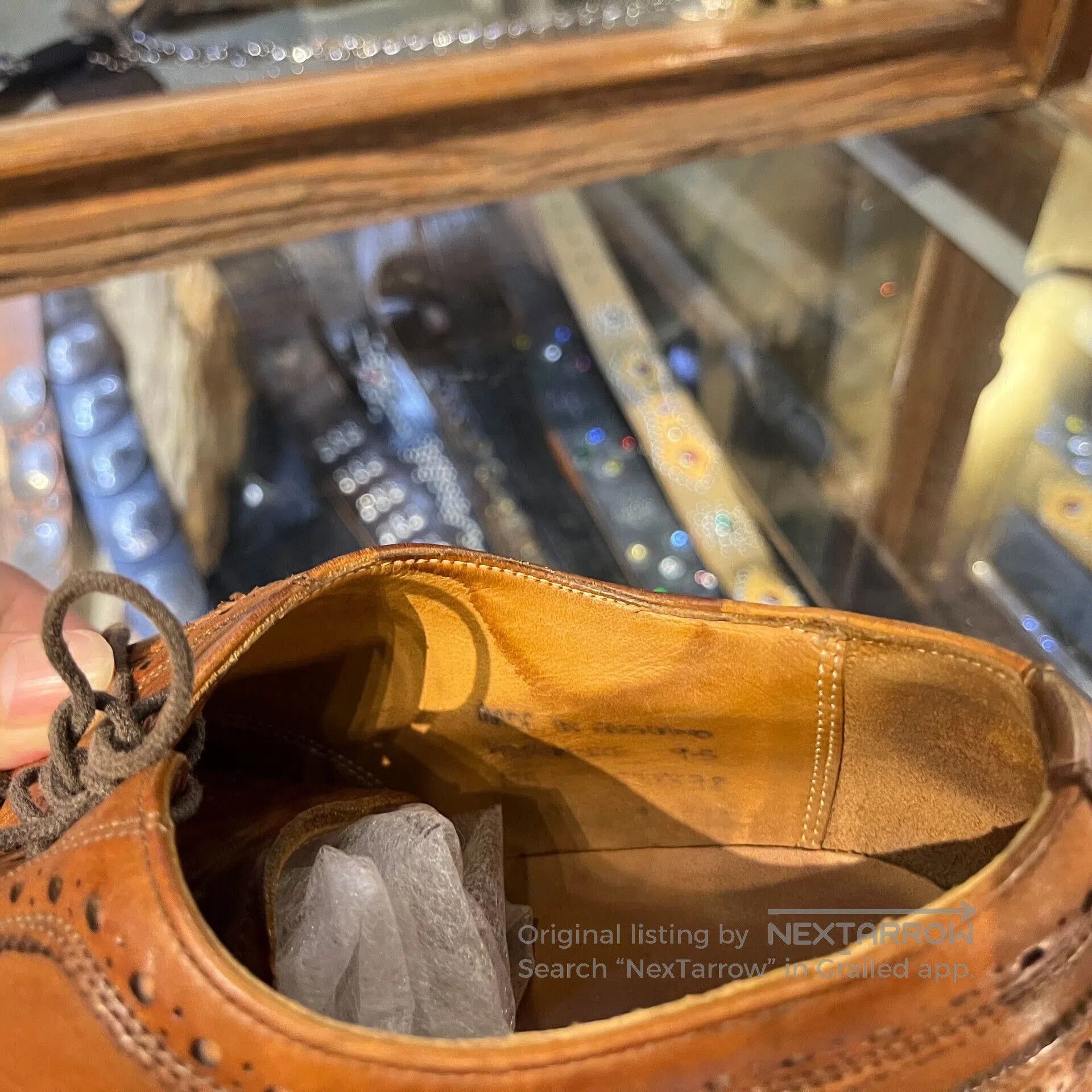 RRL Ralph Lauren RRL Brogue Leather Shoes Size 9.5. Size US 9.5 / EU 42-43 - 6 Thumbnail