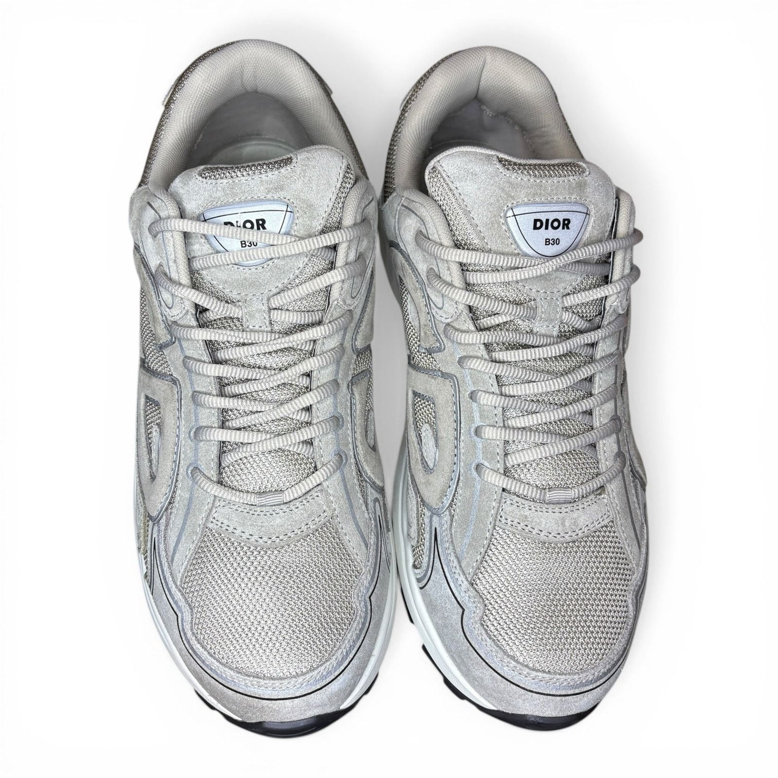 Dior Dior B30 Grey Suede Sneakers | Size 46 (13US) Size US 13 / EU 46 - 5 Thumbnail
