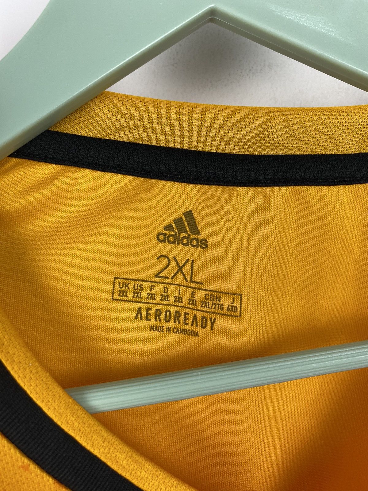Adidas Wolverhampton Wanderers 2020 2021 Adidas Soccer Jersey PSG Size US XXL / EU 58 / 5 - 7 Thumbnail