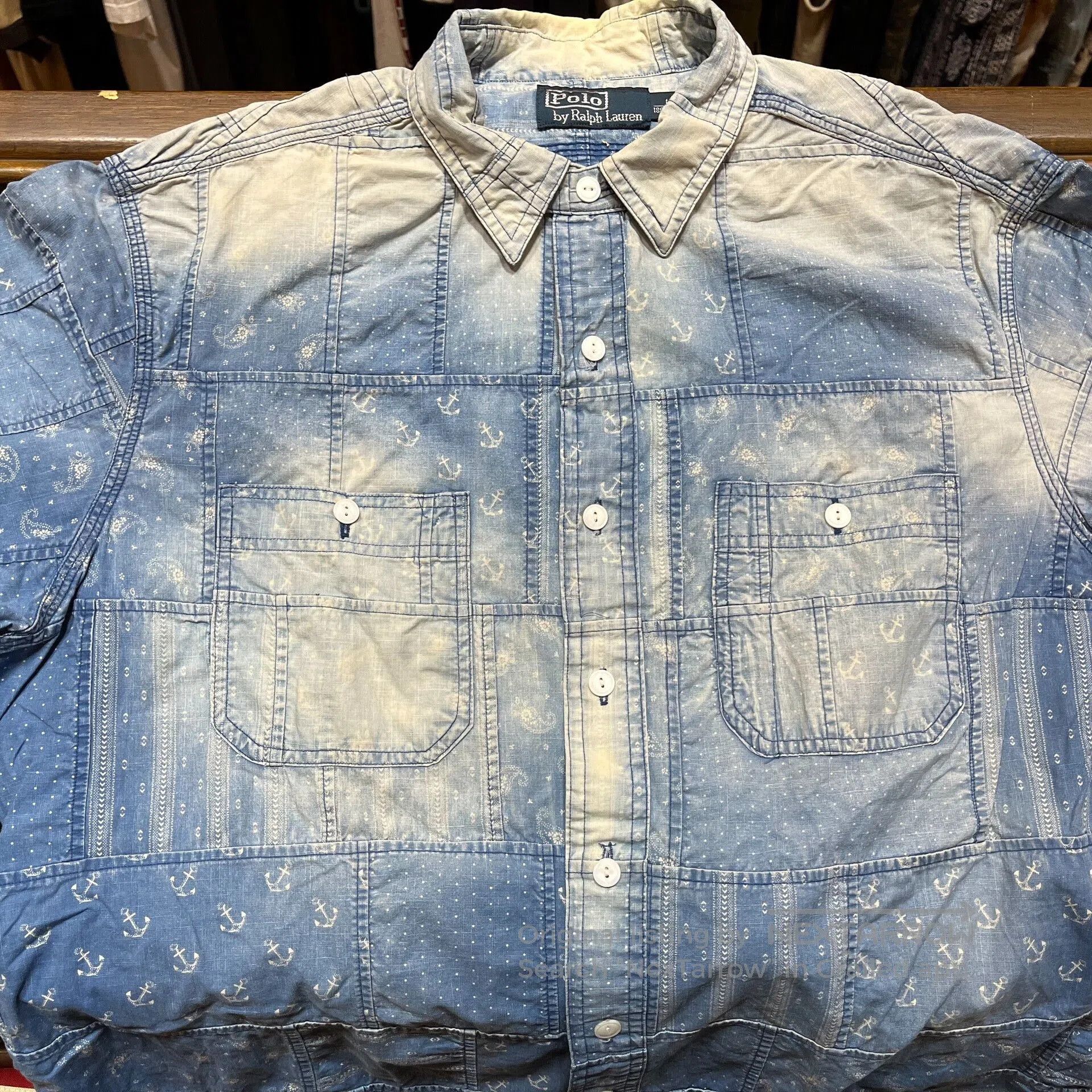 RRL Ralph Lauren RRL Limited Edition Vintage Style Shirt. Size US L / EU 52-54 / 3 - 6 Thumbnail