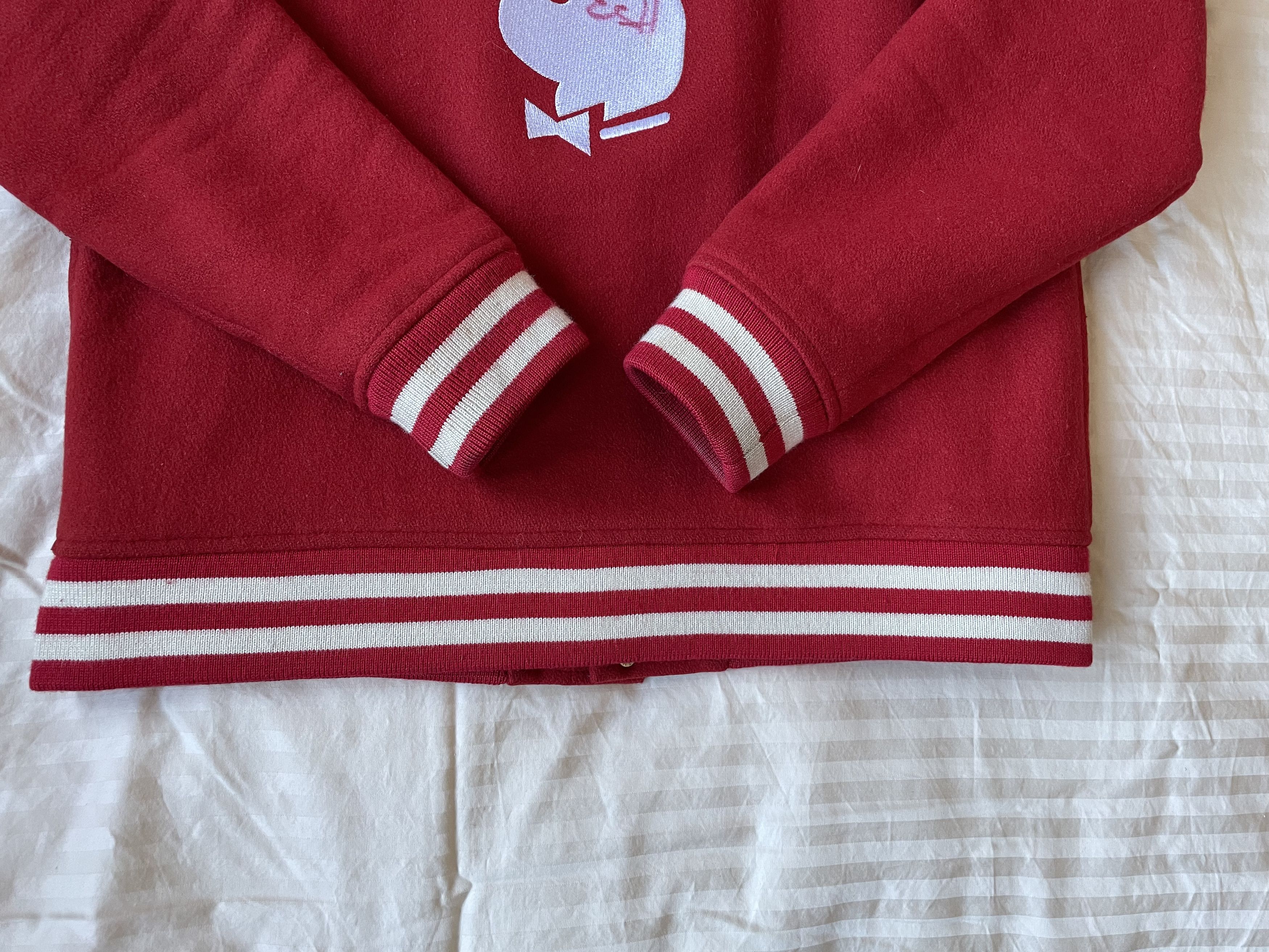 Playboy × Supreme × Travis Scott Supreme x Playboy Varsity Jacket (SIGNED BY TRAVIS SCOTT) Size US L / EU 52-54 / 3 - 13 Thumbnail