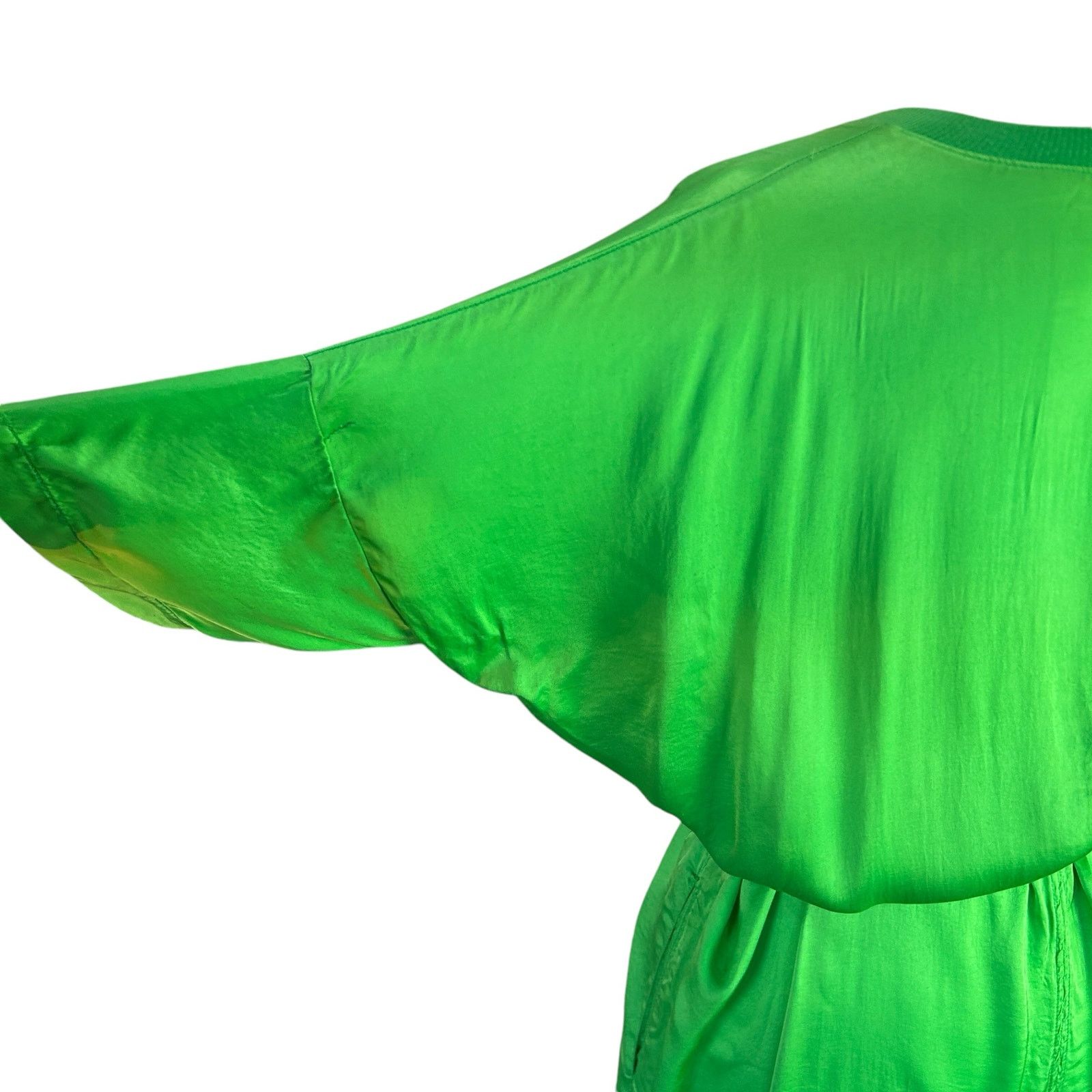 Raquel Allegra Dress XS / SM Neon Green Avant Garde Designer