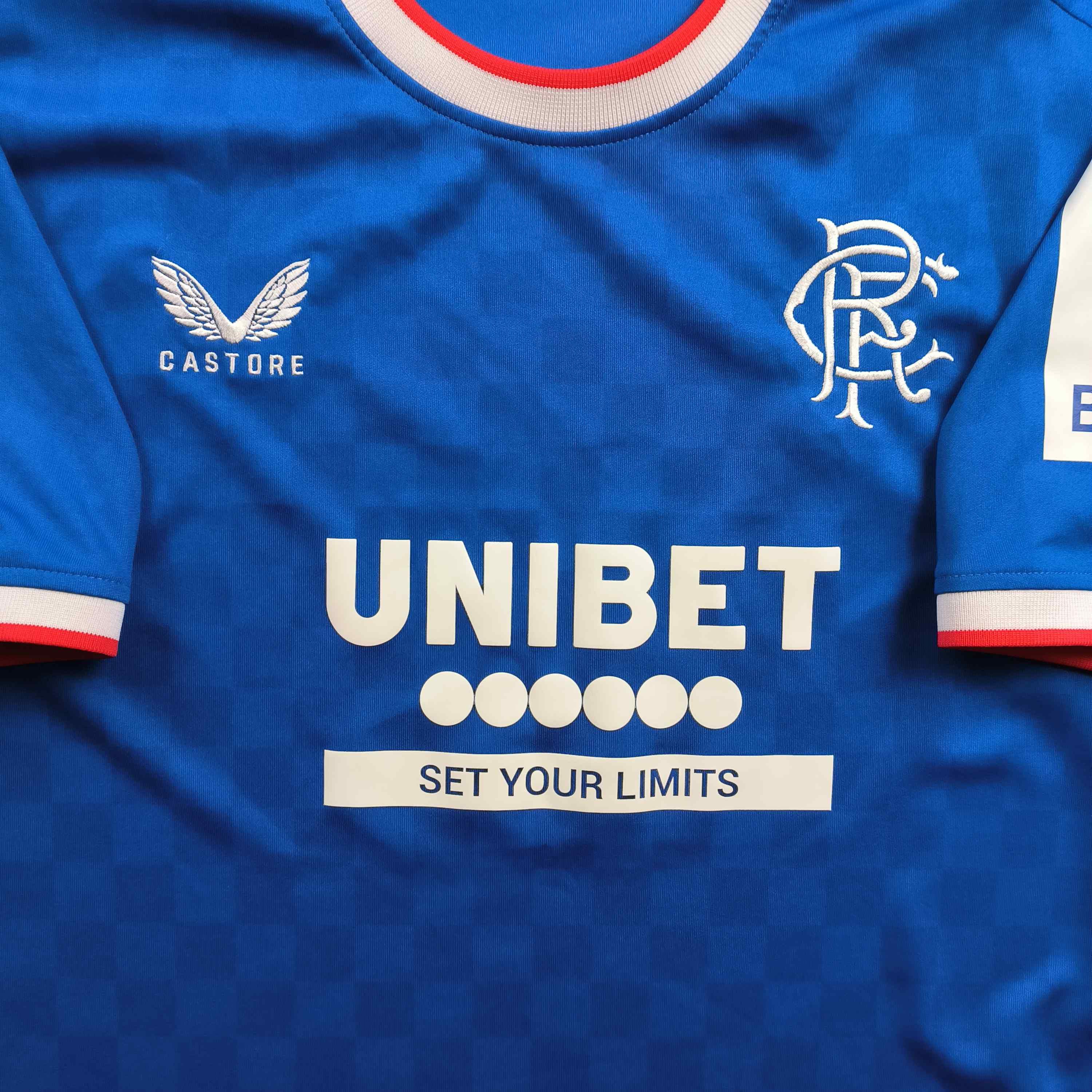 Castore Rangers 2022-23 Castore home UCL football jersey size XXL Size US XXL / EU 58 / 5 - 3 Thumbnail