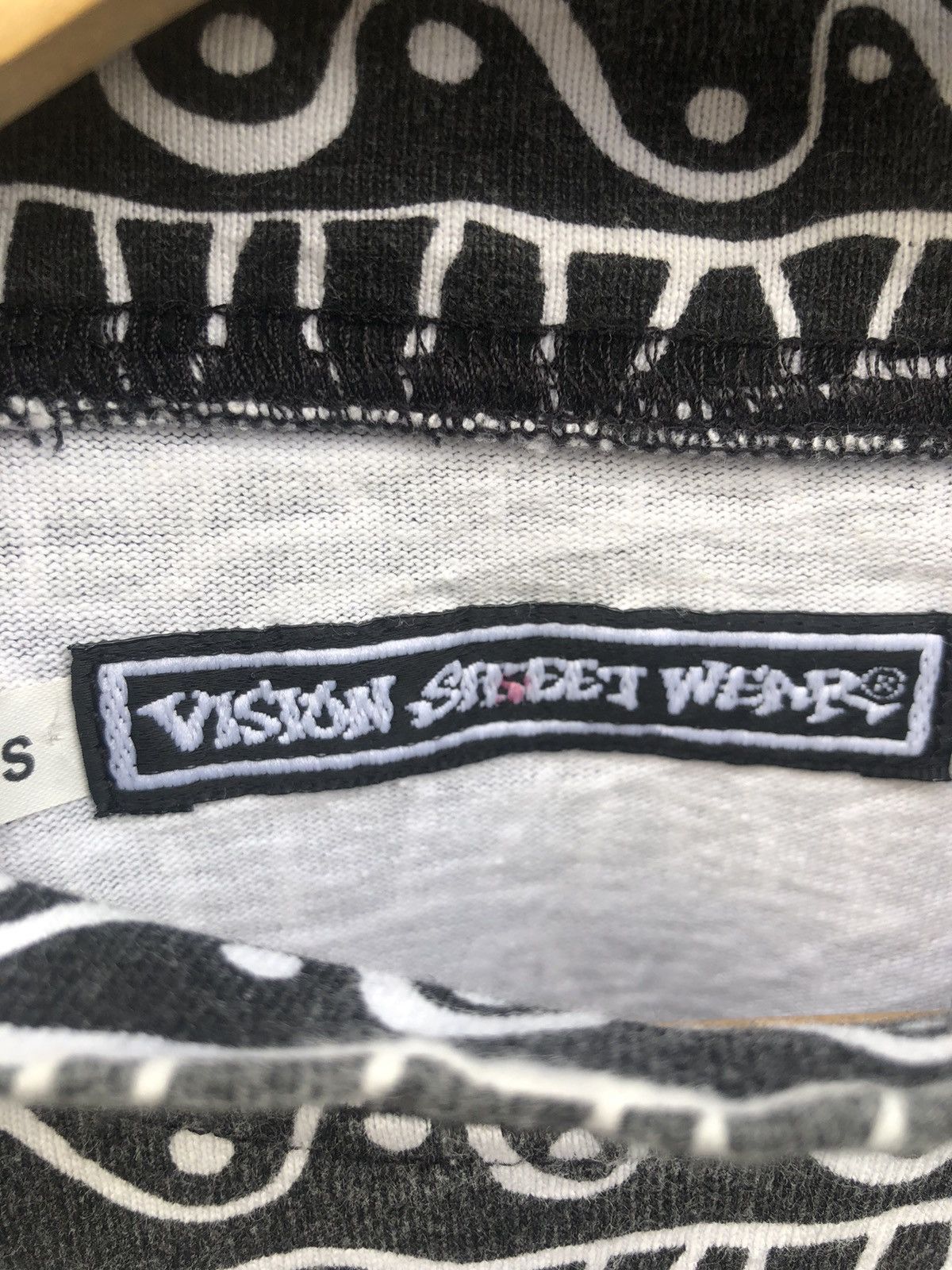Vision Streetwear Vintage 90s Vision Streetwear Abstract Tshirt Size US L / EU 52-54 / 3 - 3 Thumbnail