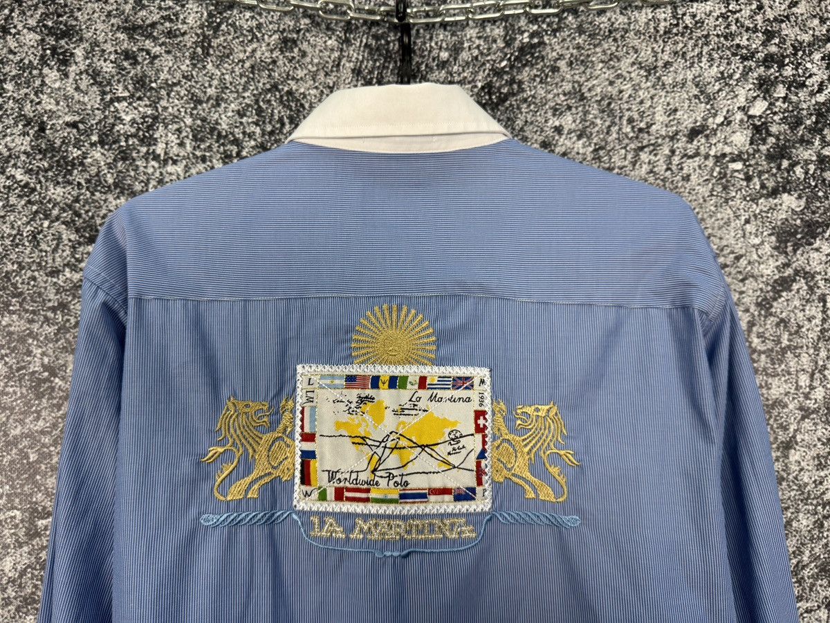 La Martina Men’s La Martina Long Sleeve Shirt Button Up LMWP Size L Size US L / EU 52-54 / 3 - 11 Thumbnail
