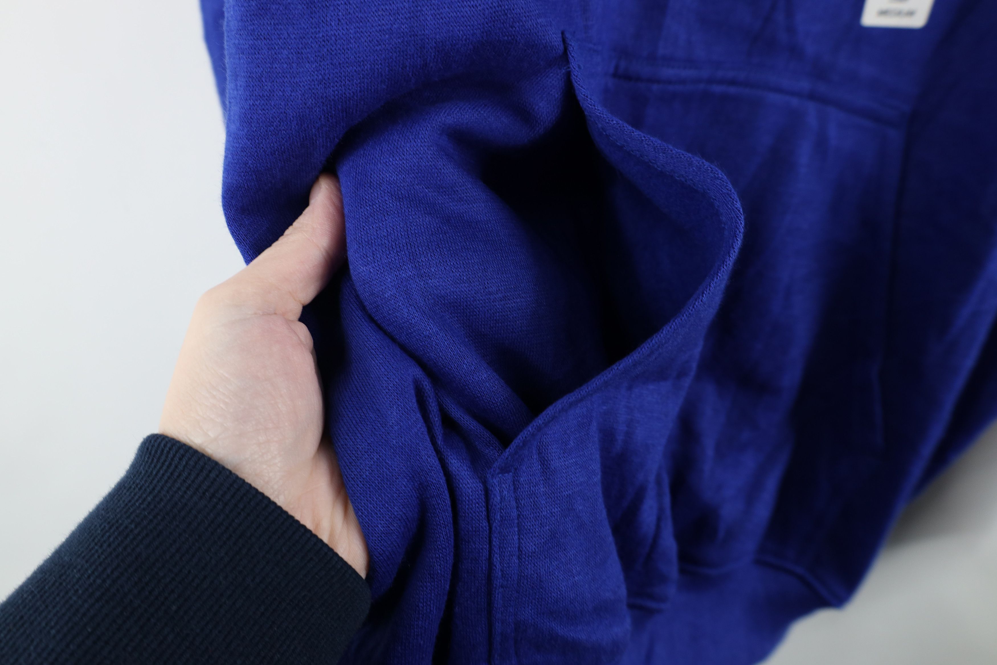Vintage Deadstock Vintage 70s 80s Streetwear Hoodie Sweatshirt Blue Size US M / EU 48-50 / 2 - 6 Thumbnail